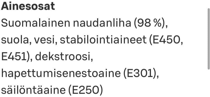 Tamminen Naudan Suolaliha packshot
