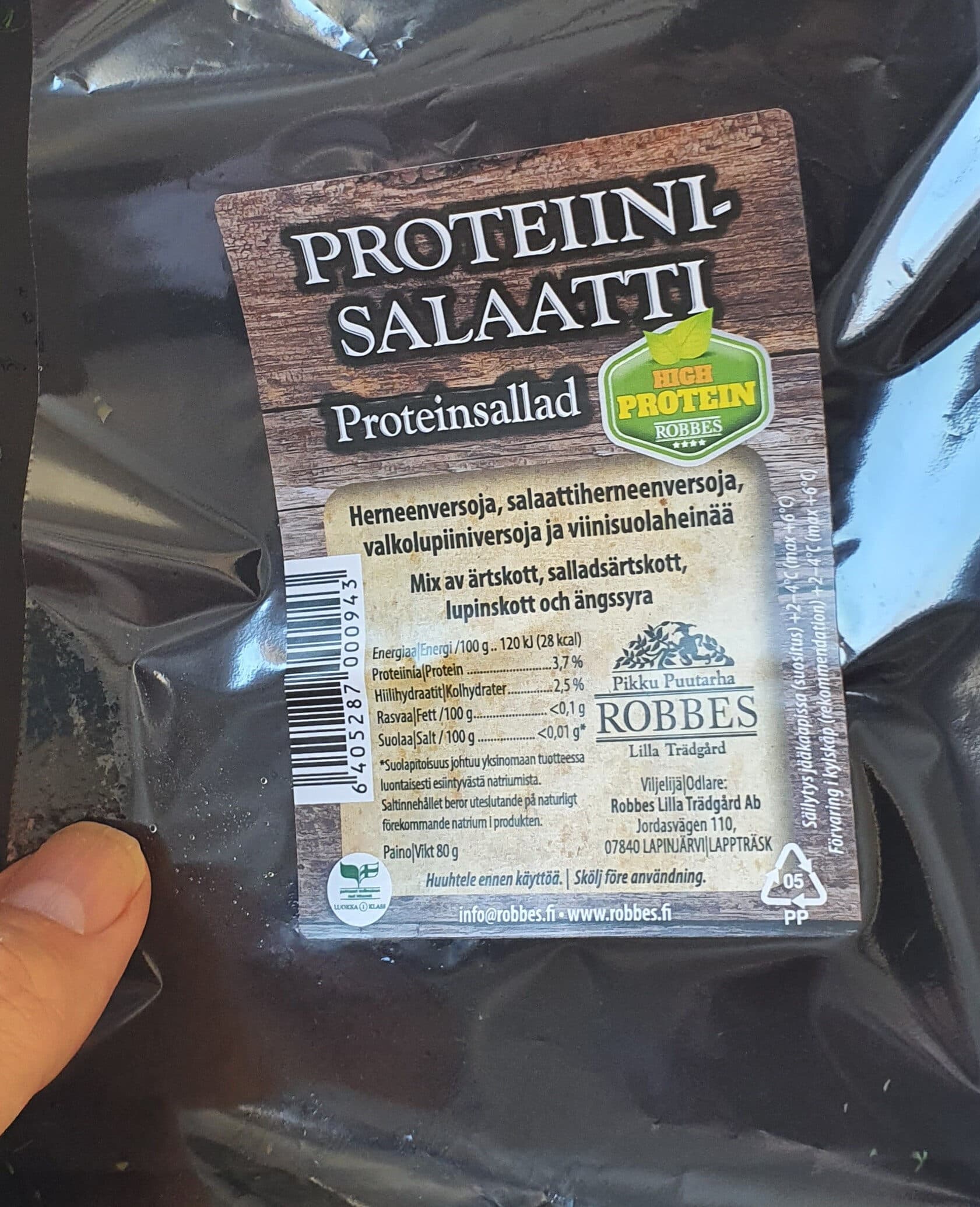 Robbes Proteiini-salaatti packshot