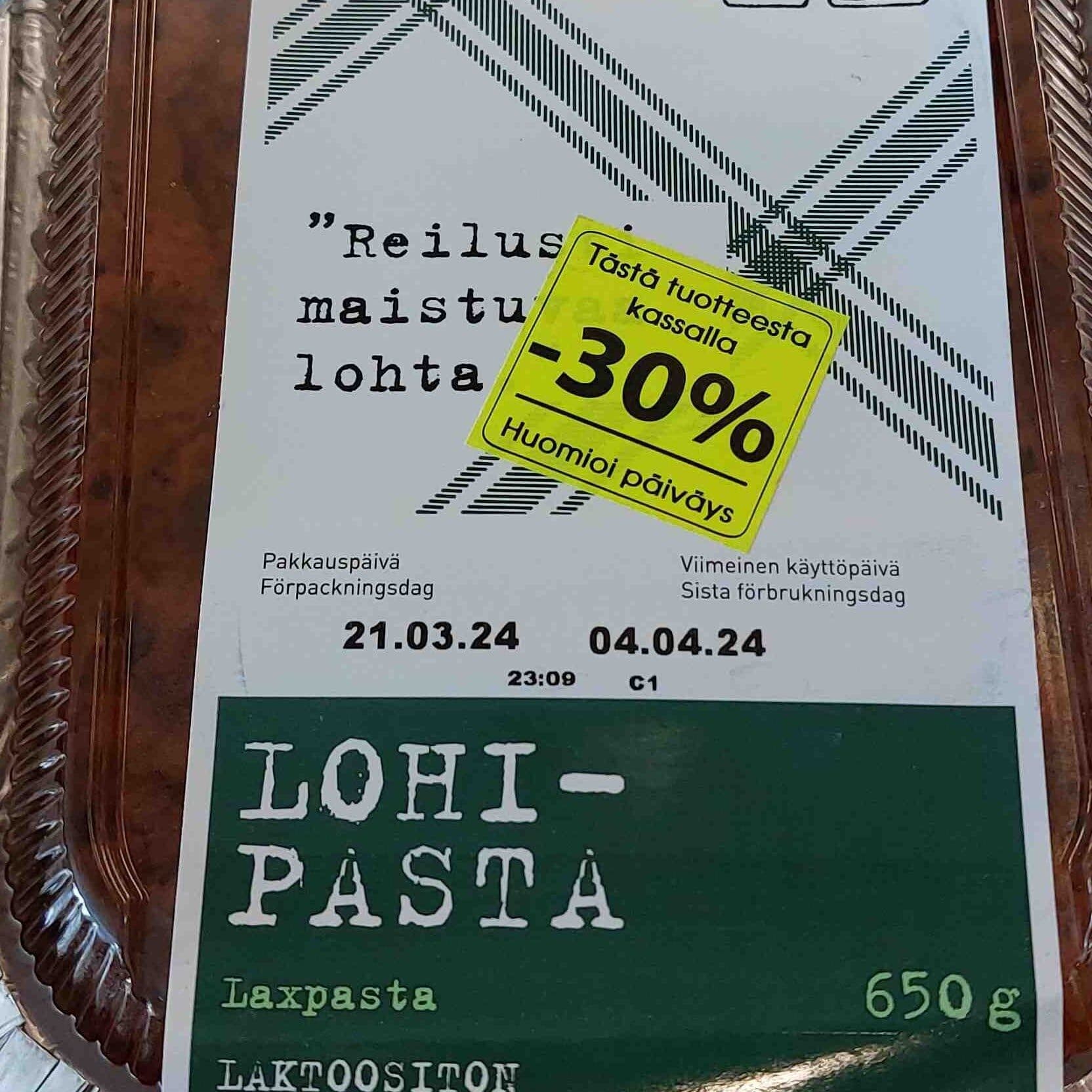 Kokkikartano Lohipasta packshot