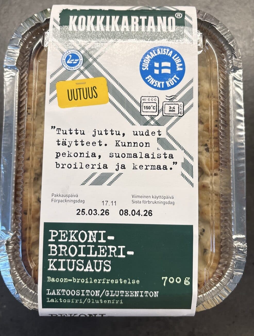 Kokkikartano Pekonibroilerikiusaus packshot