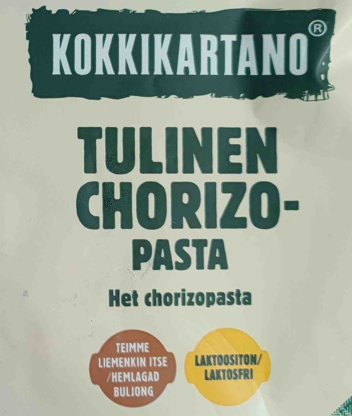 Kokkikartano Tulinen chorizopasta packshot