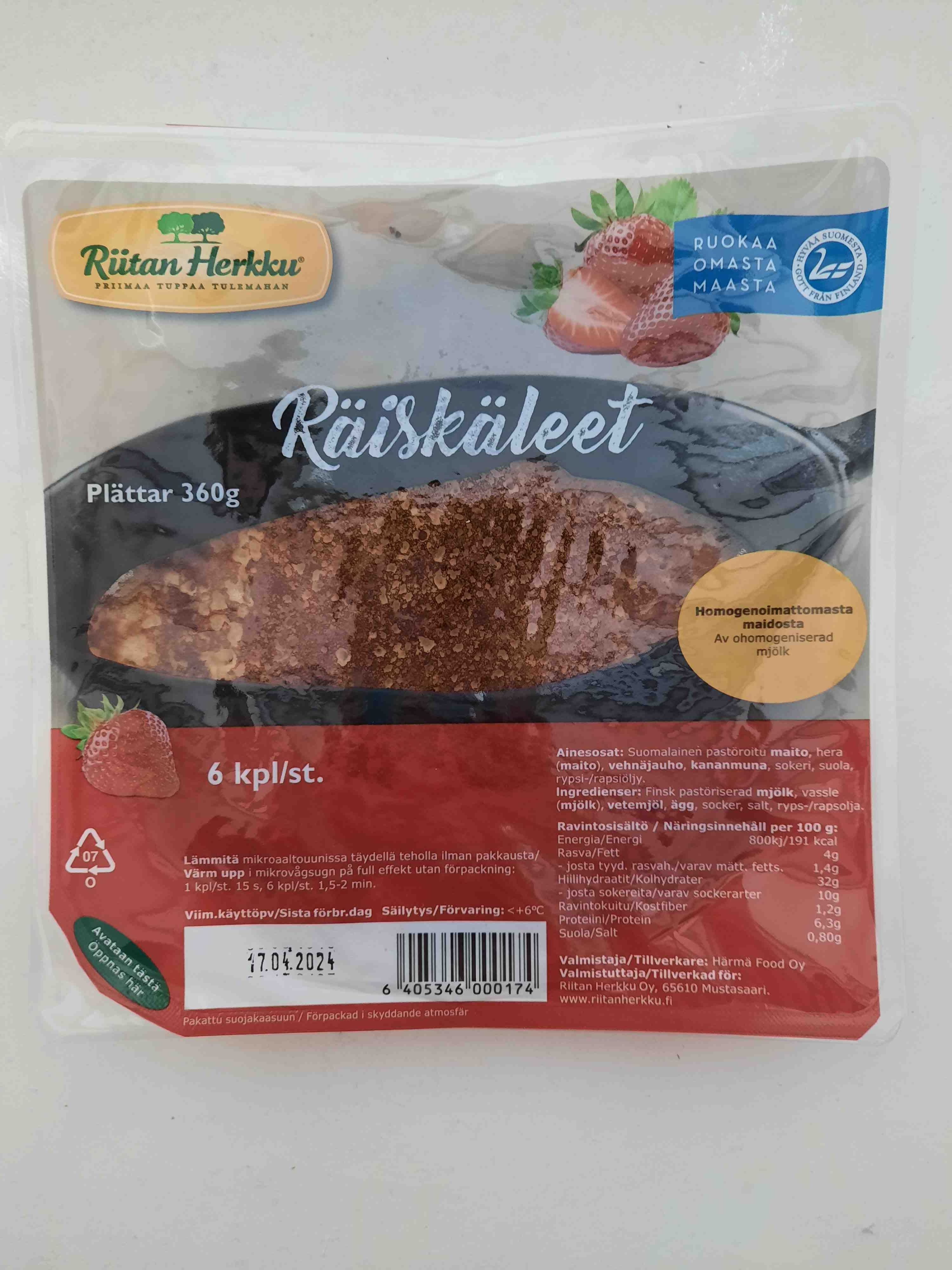 Riitan Herkku Räiskäleet packshot
