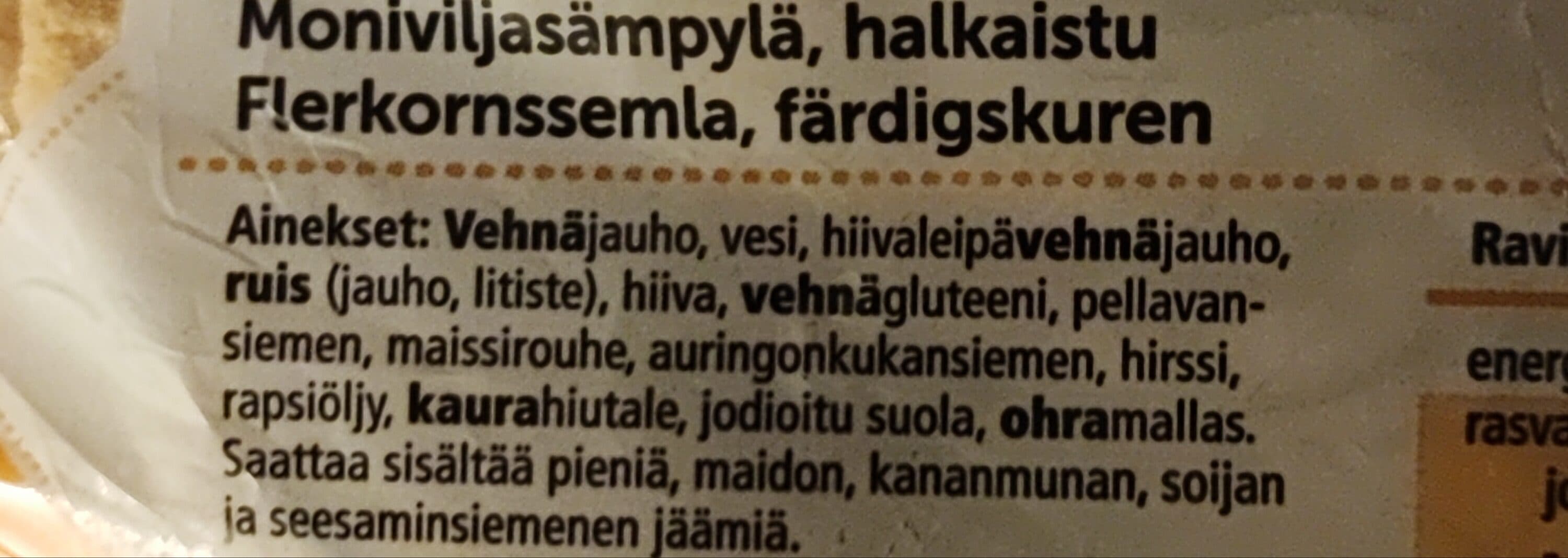 Salonen Salonen aamiaissämpylä monivilja packshot