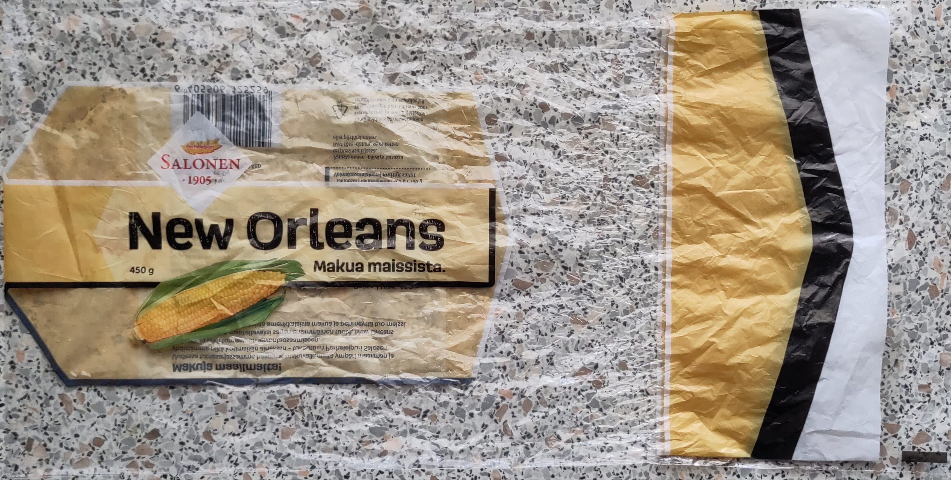 Salonen New Orleans Makua maissista maissileiä packshot