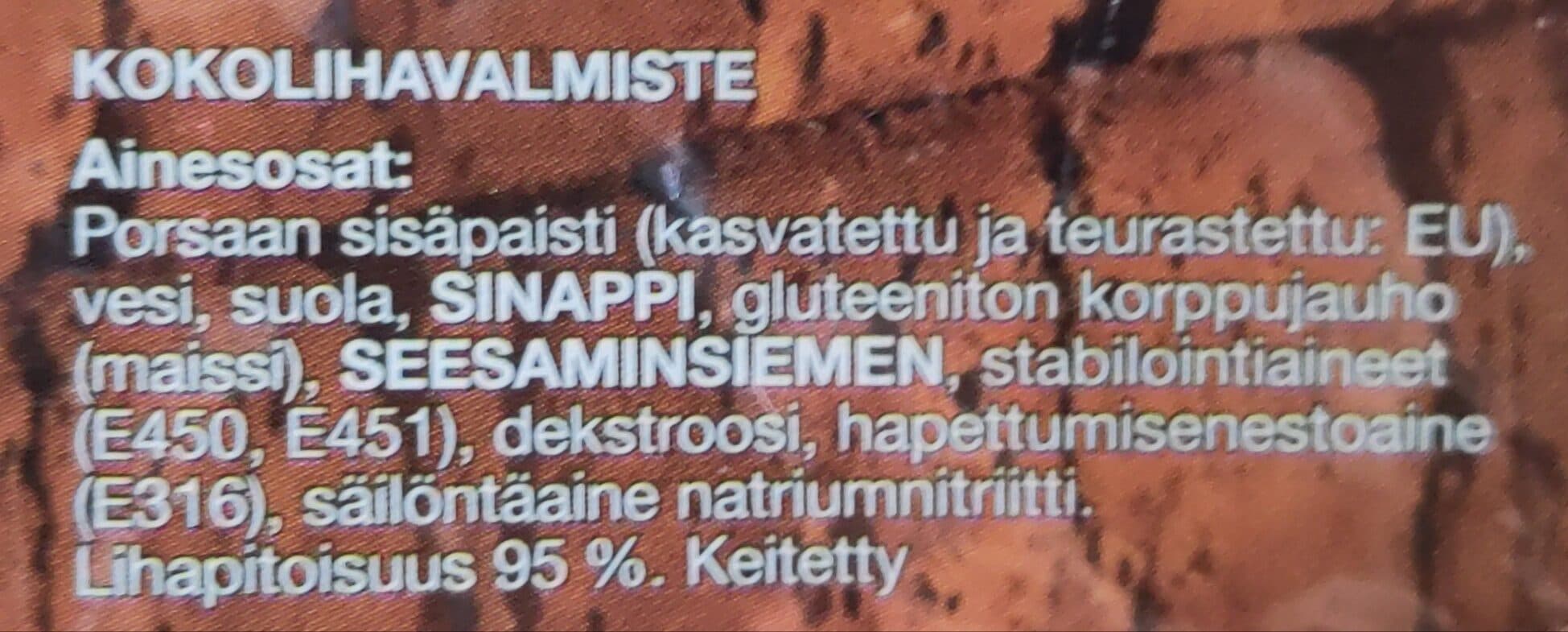 Savuhovi Pitkään kypsynyt murea korppukinkku packshot