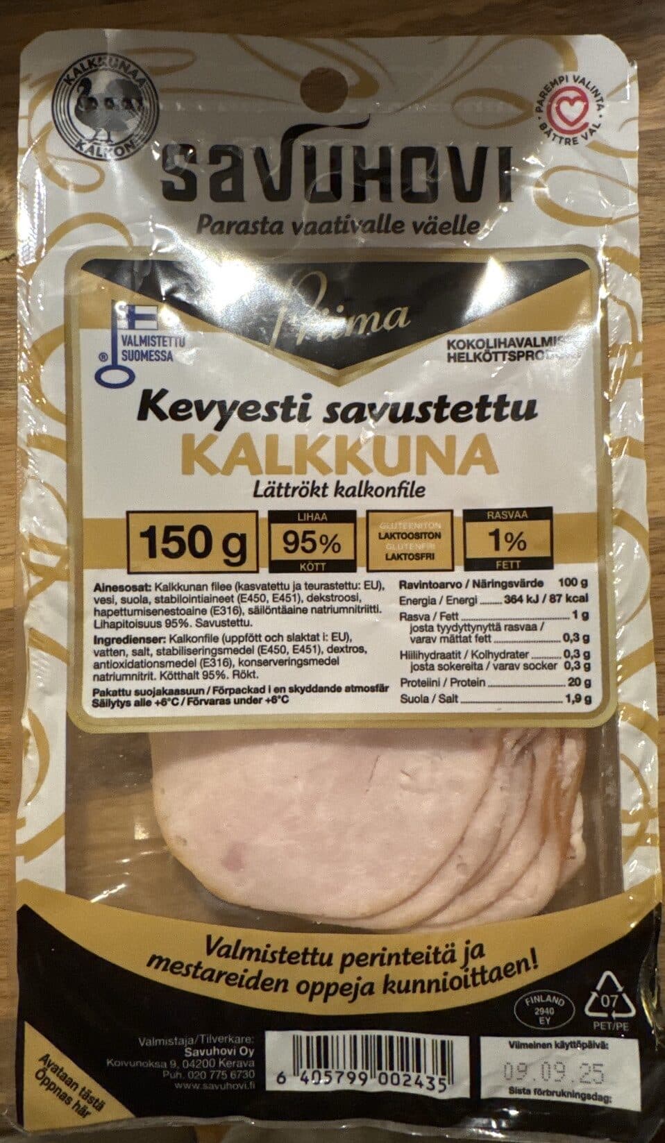 Savuhovi KALKKUNA packshot