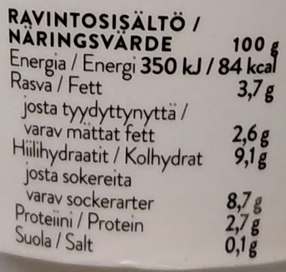 Meijeriliike Vadelma lohkeava luonnonjogurtti packshot