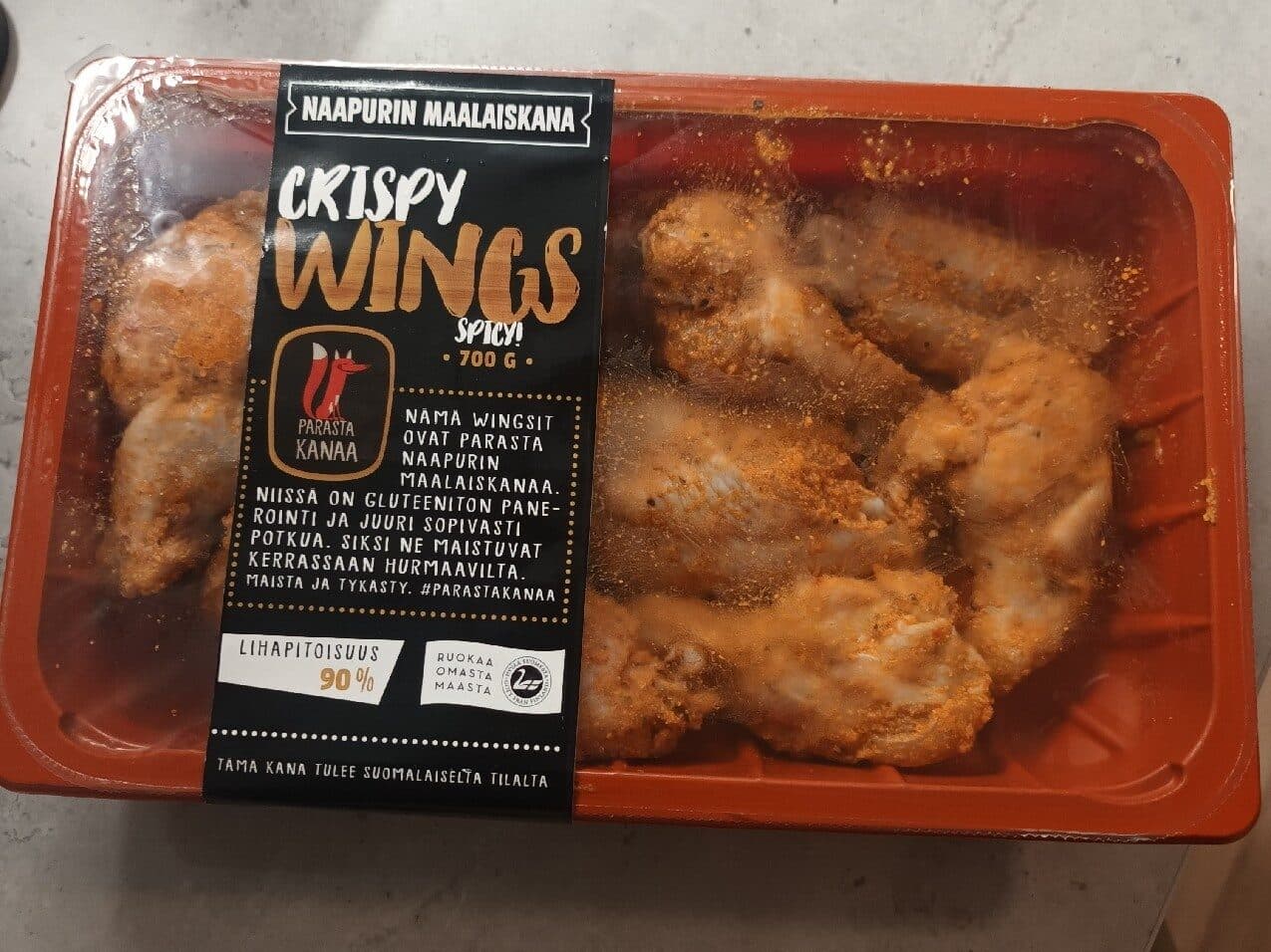 Naapurin Maalaiskana Crispy Chicken Wings packshot