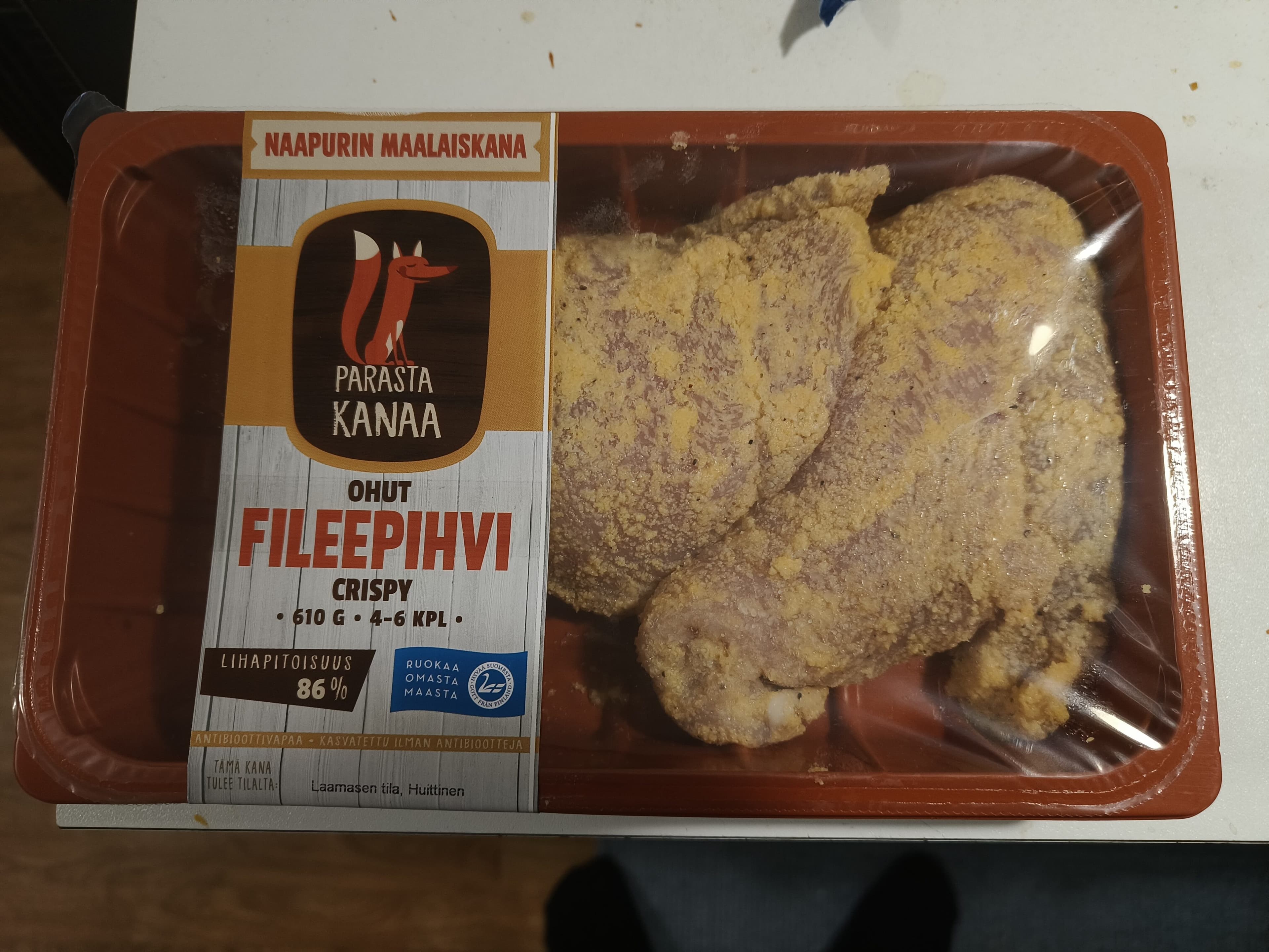 Naapurin Maalaiskana Ohut Fileepihvi Crispy packshot