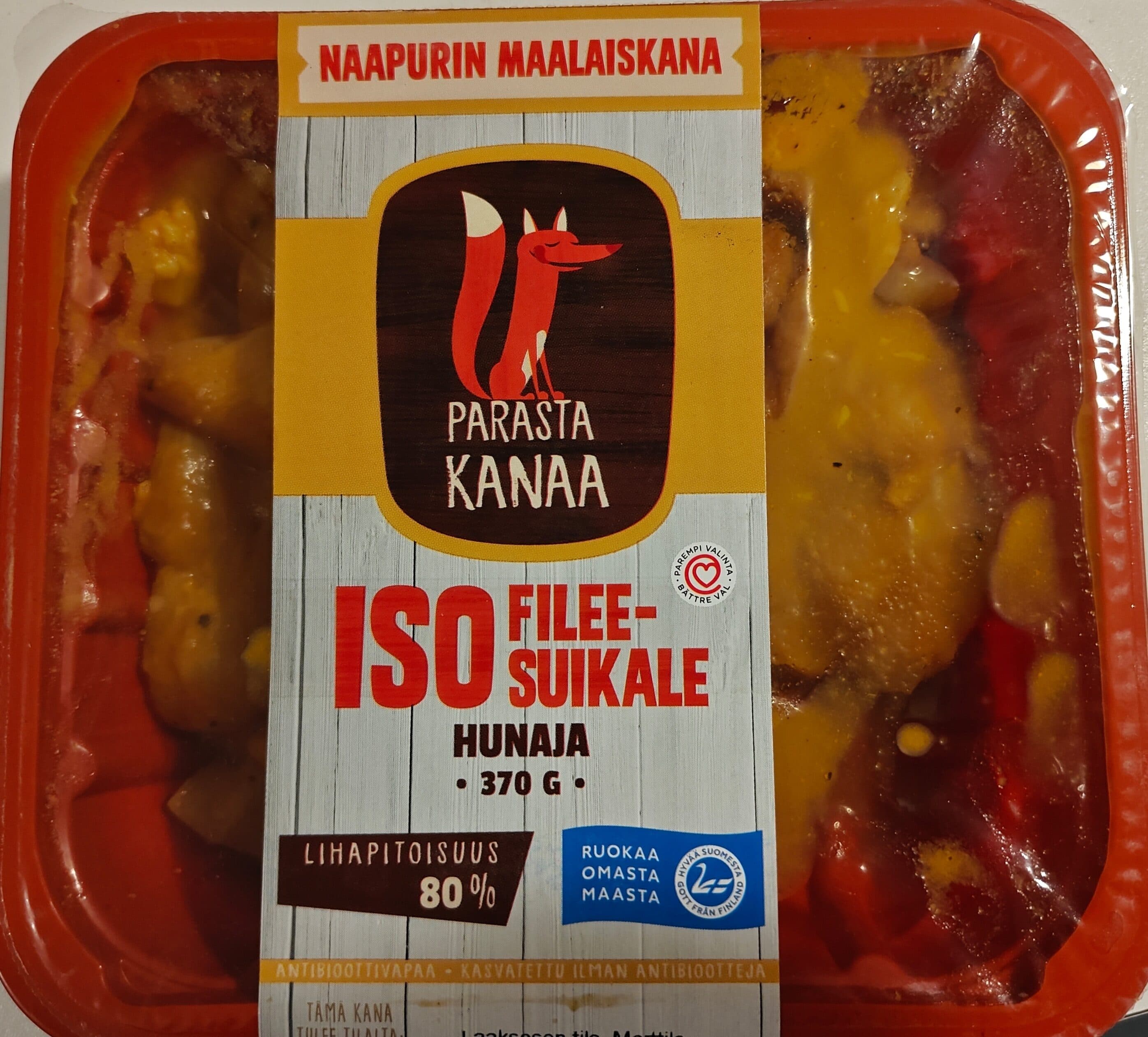 Naapurin Maalaiskana Kanan Iso Filesuikale Hunaja packshot
