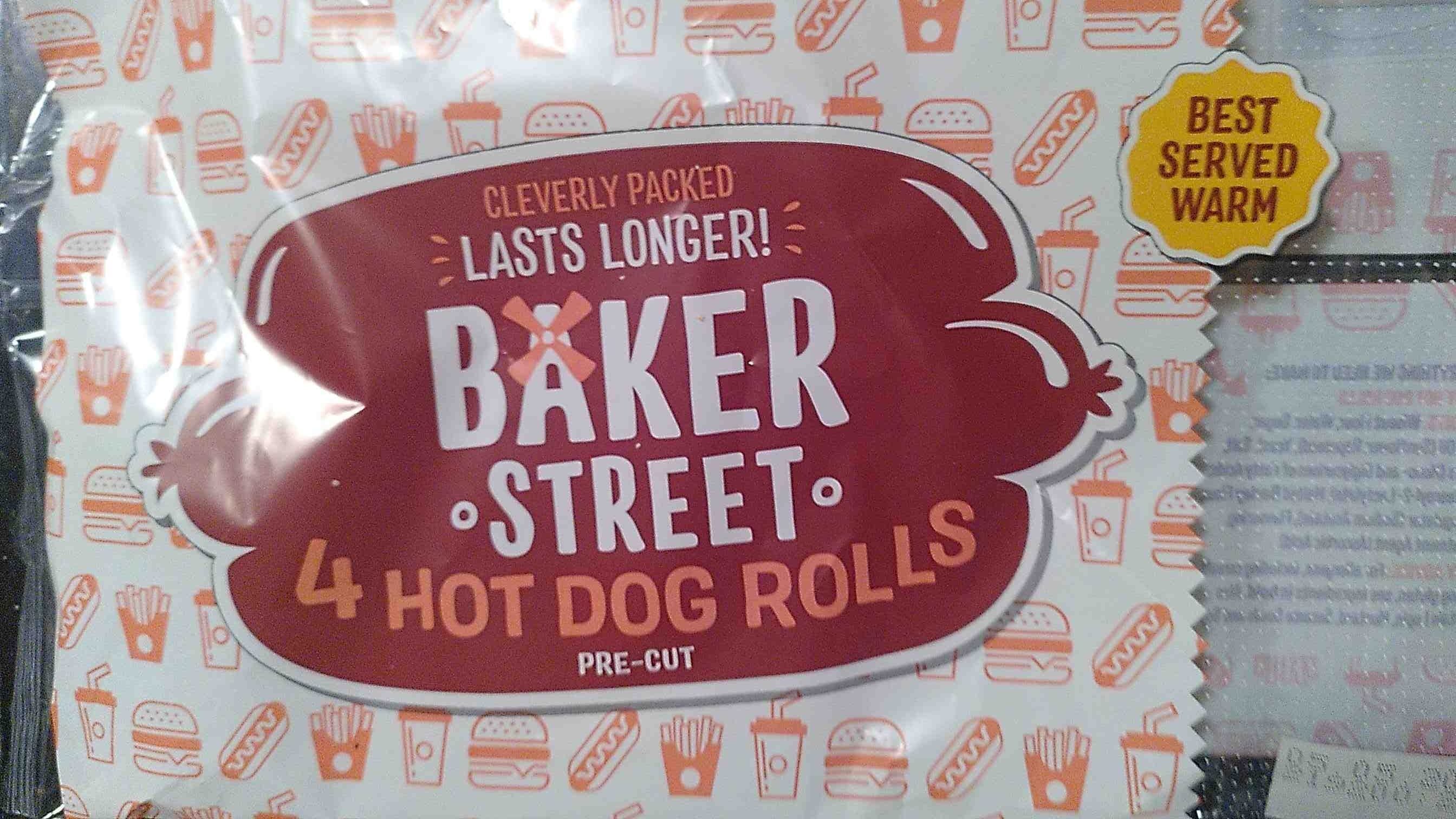 Baker Street Hot Dog Rolls packshot