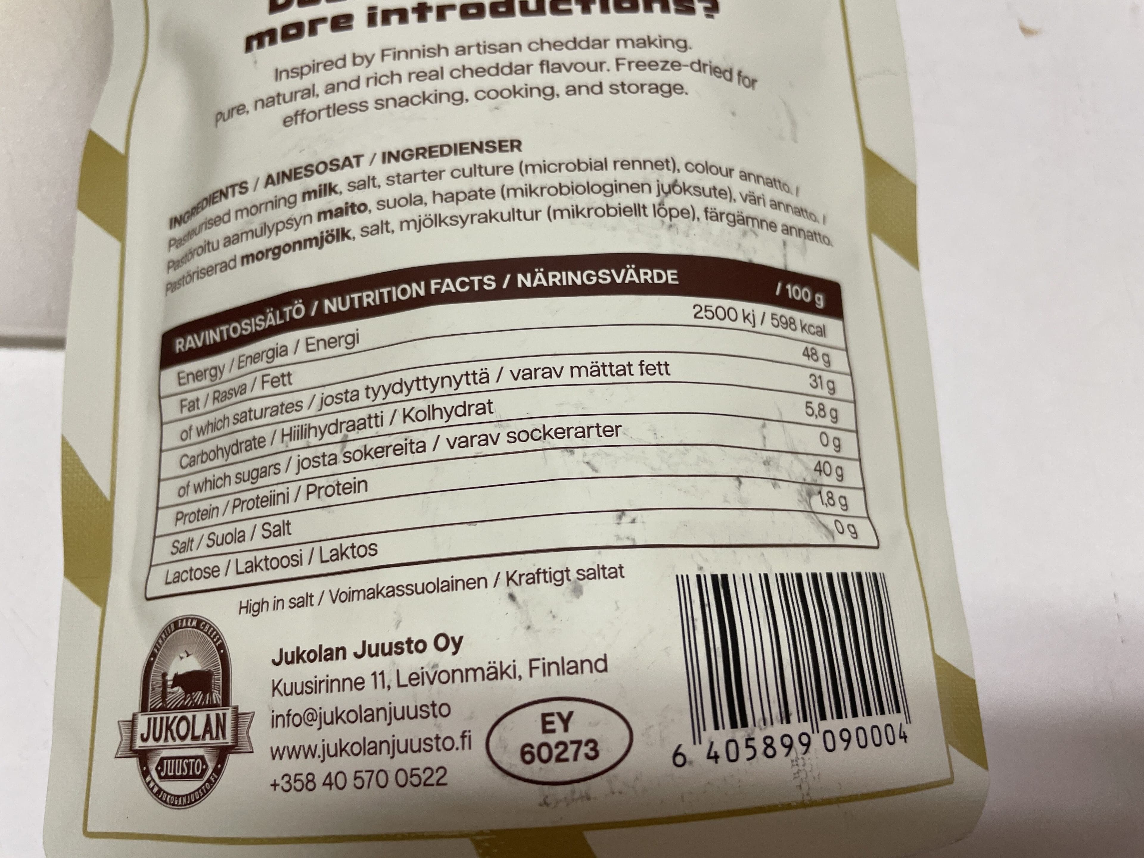 Jukolan juusto Prime bites packshot