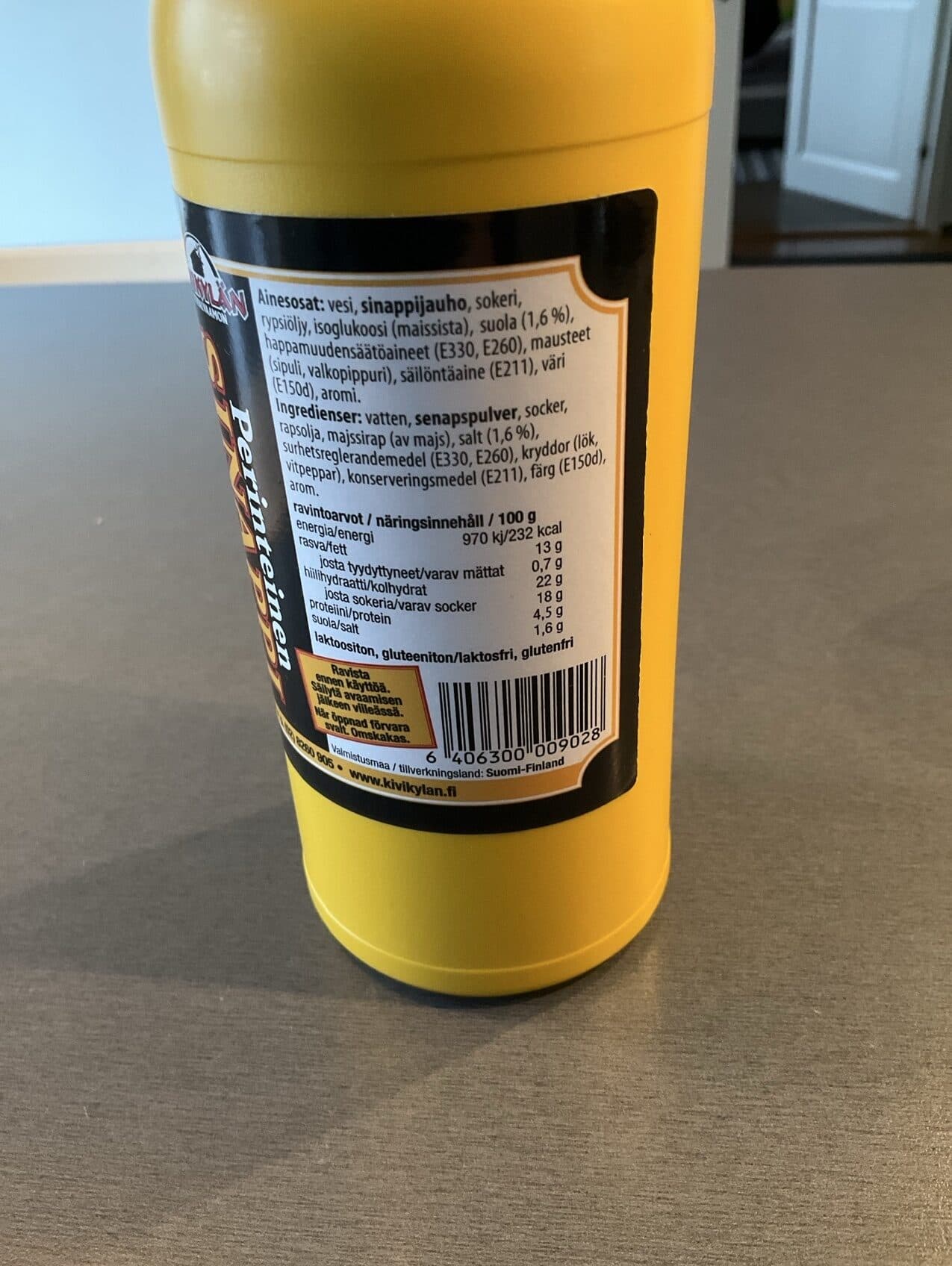 Kivikylän Perinteinen Sinappi packshot