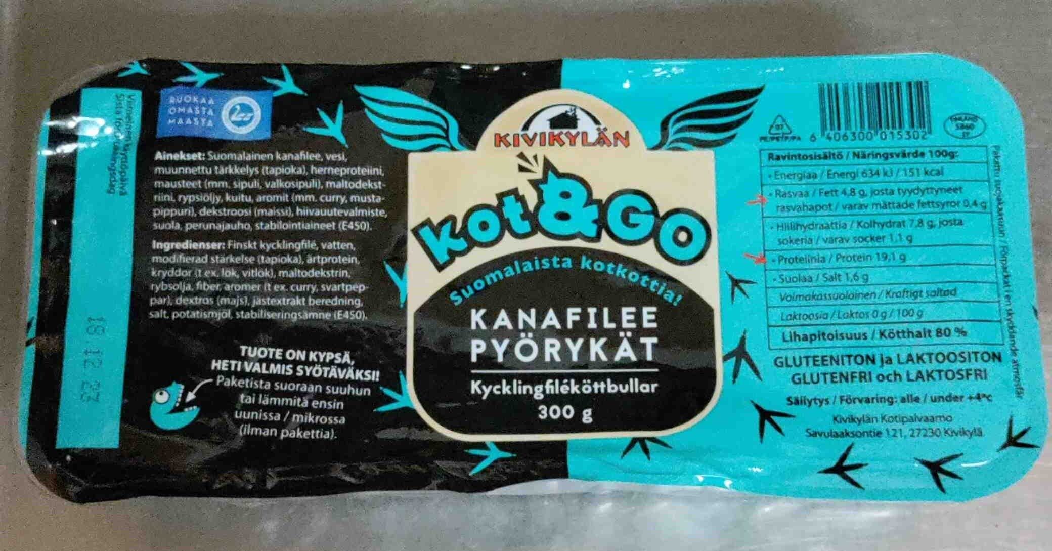 Kivikylän Kanafilee pyörykät packshot