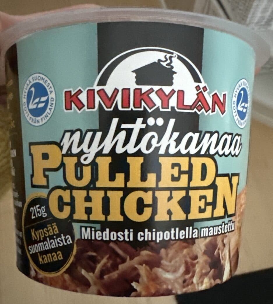 Kivikylän Nyhtökanaa - Pulled chicken packshot