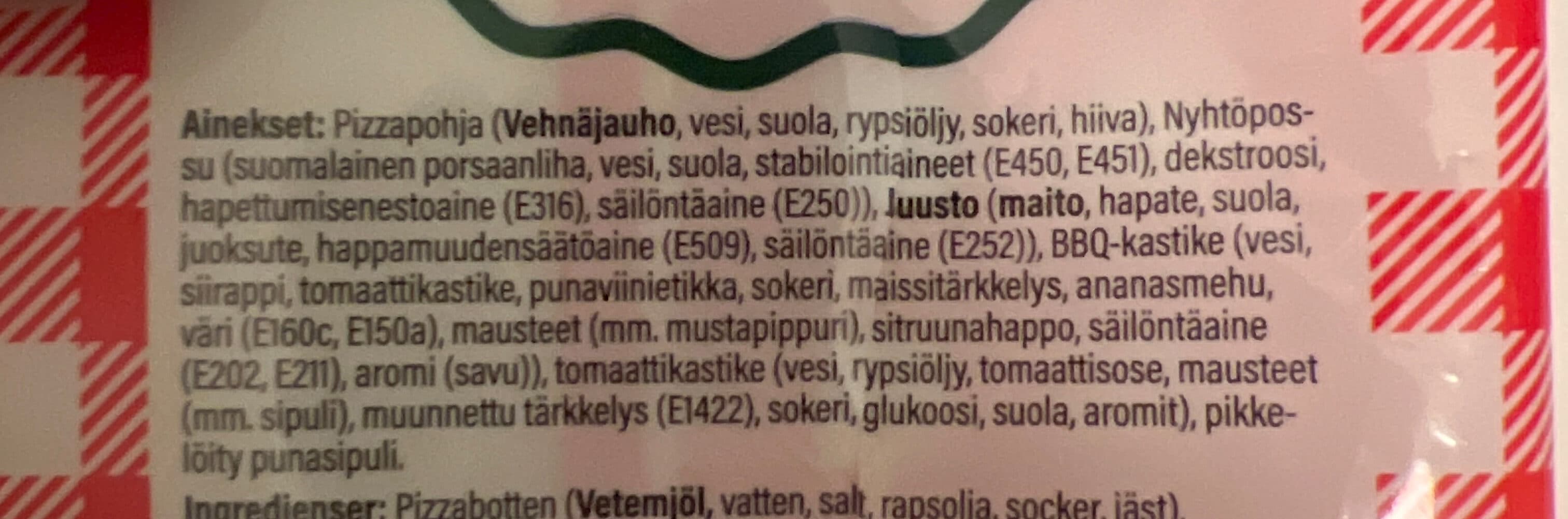 Kivikylän Kotipalvaamon BBQ Nyhtöpossu pizza packshot