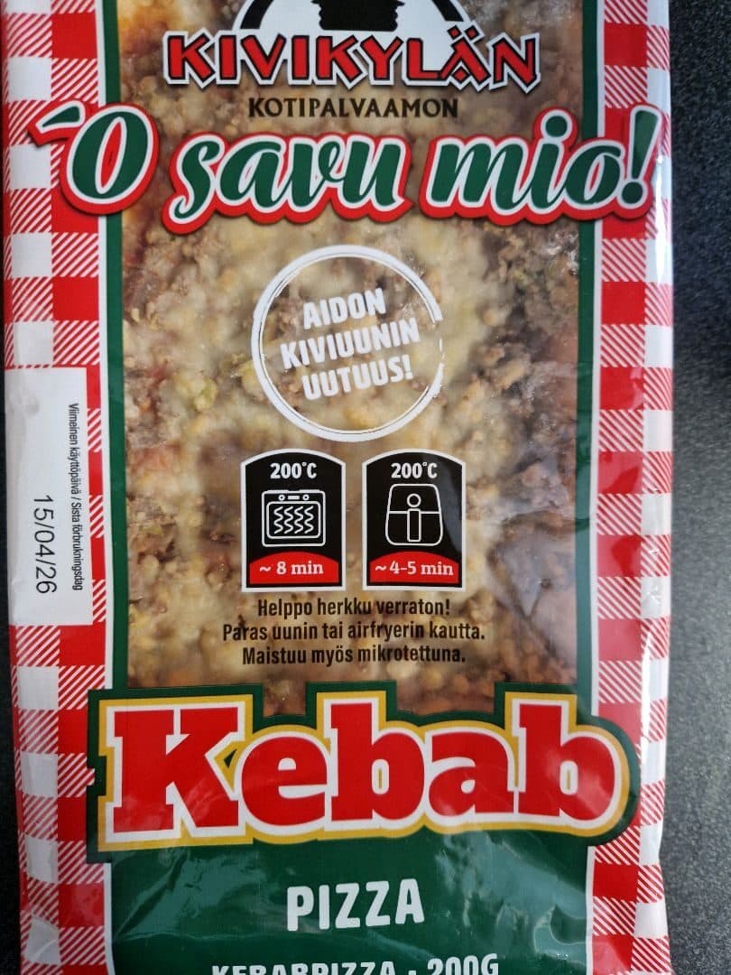 Kivikylän kebabpizza packshot
