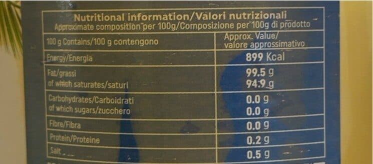 Open Food Facts Coconut oil packshot