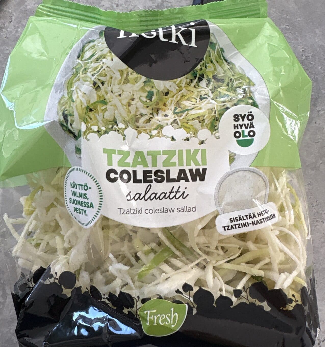 Hetki Tzatziki coleslaw salaatti packshot