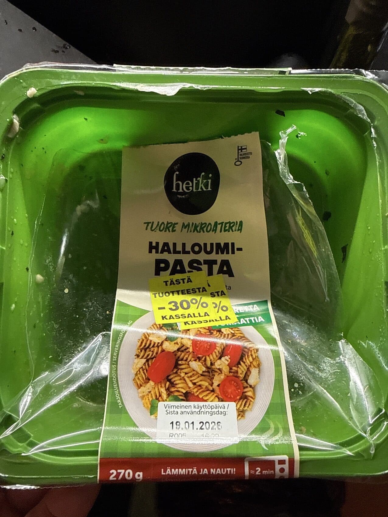 Hetki Halloumipasta packshot