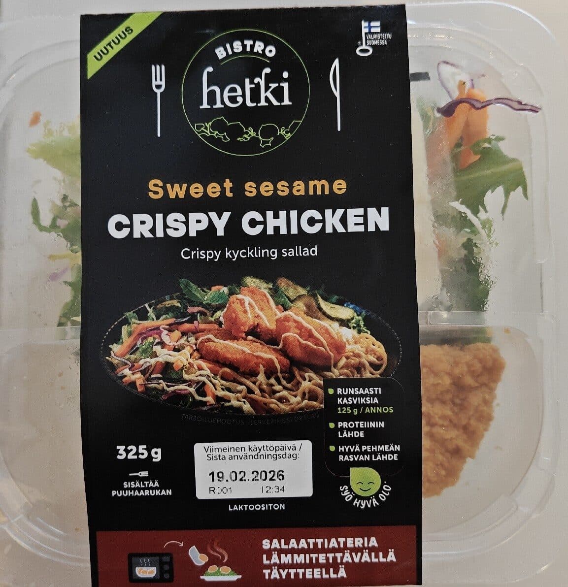 Hetki Bistro Sweet Sesame Crispy Chicken packshot