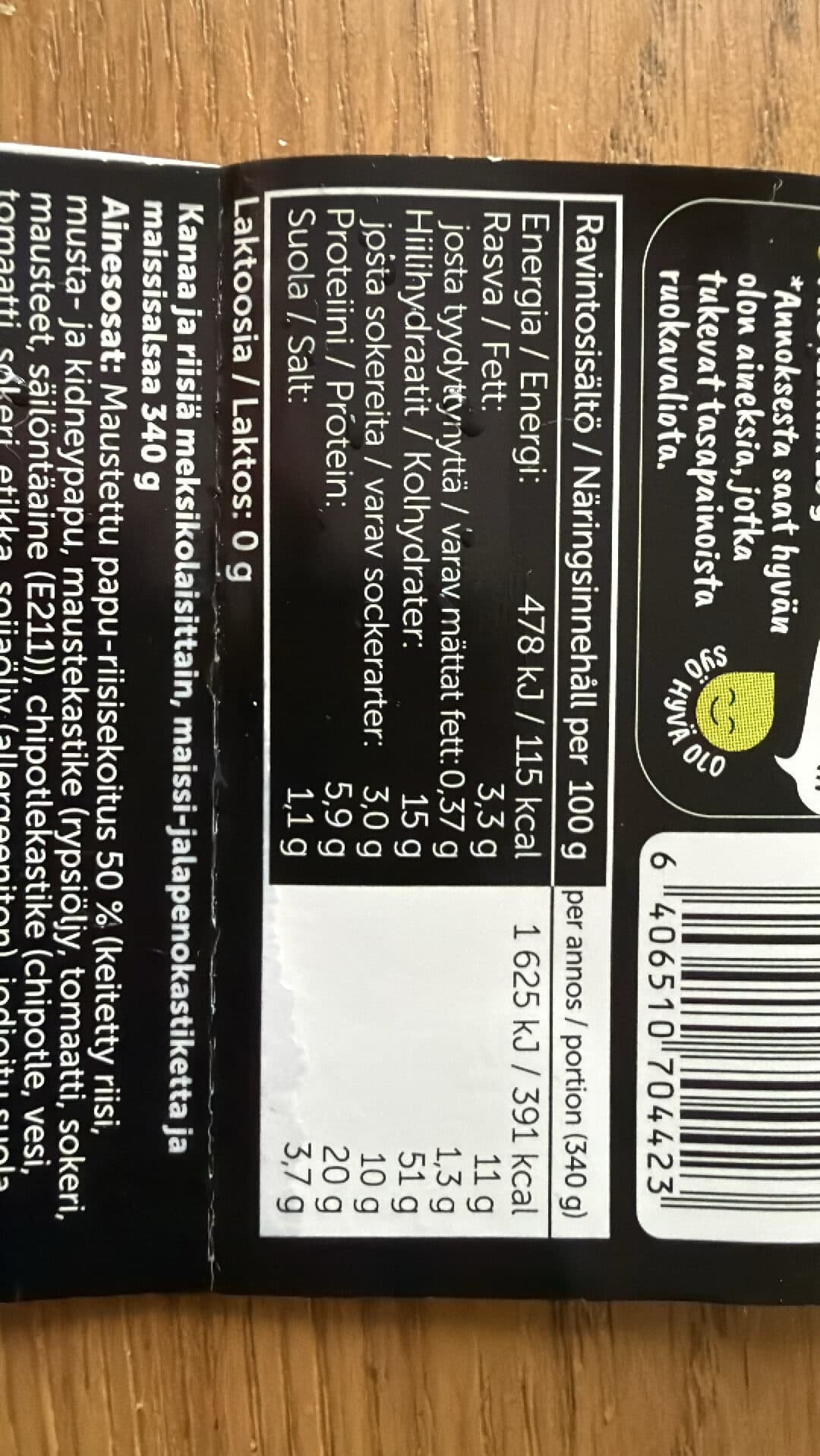 Bistro hetki Kanaa meksikolaisittain & makeaa maissisalsaa packshot