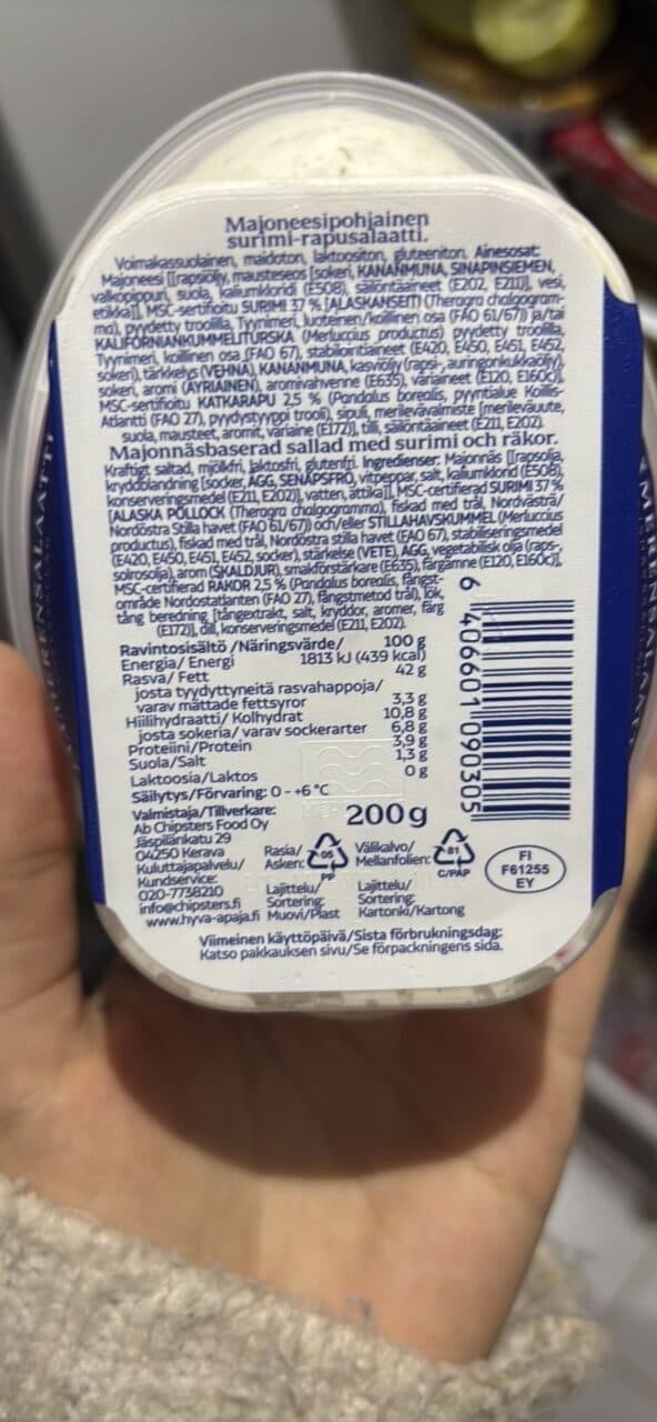 apaja Jäämerensalaatti packshot