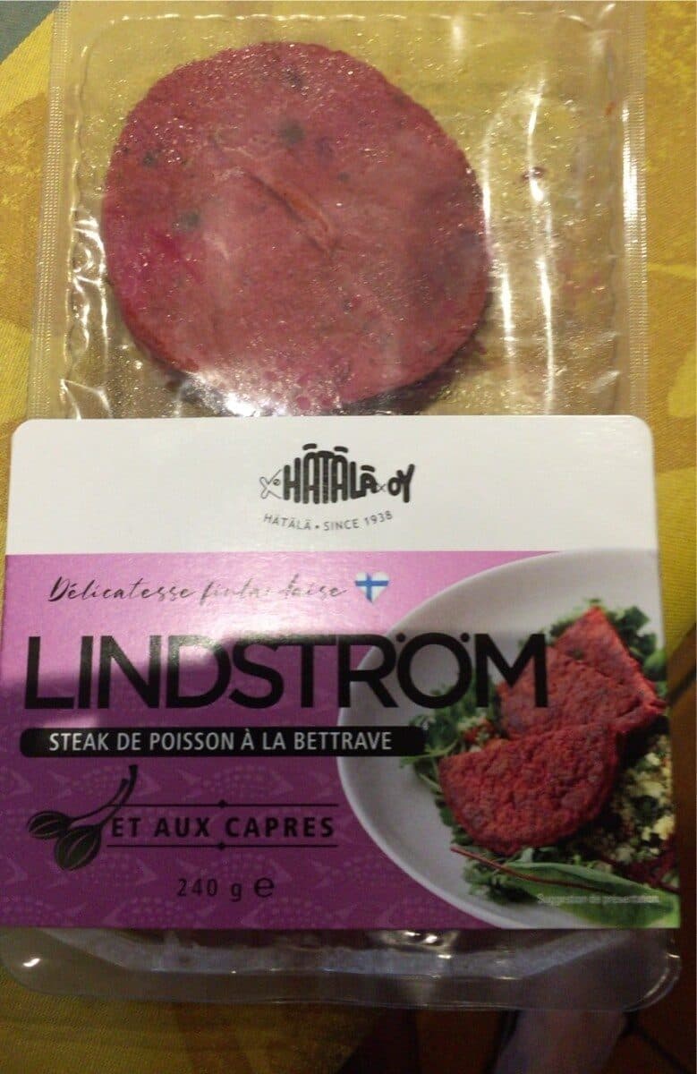 Steak de poisson à la betterave packshot