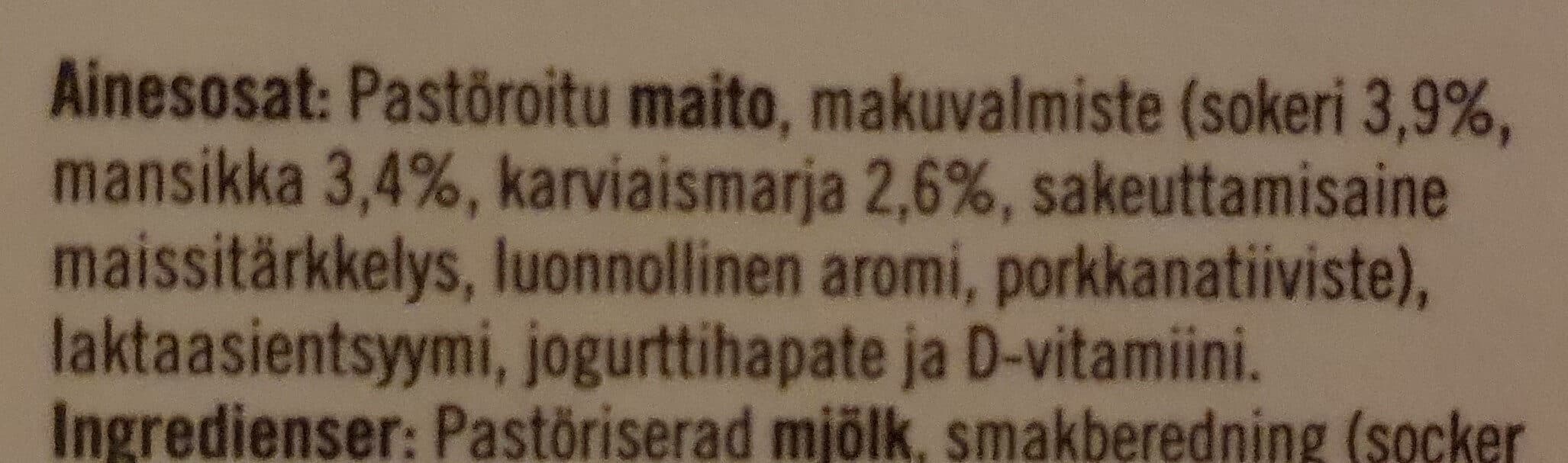Ålands mejeriet Karviaismarja-Sitruunaruoho-Jogurtti packshot