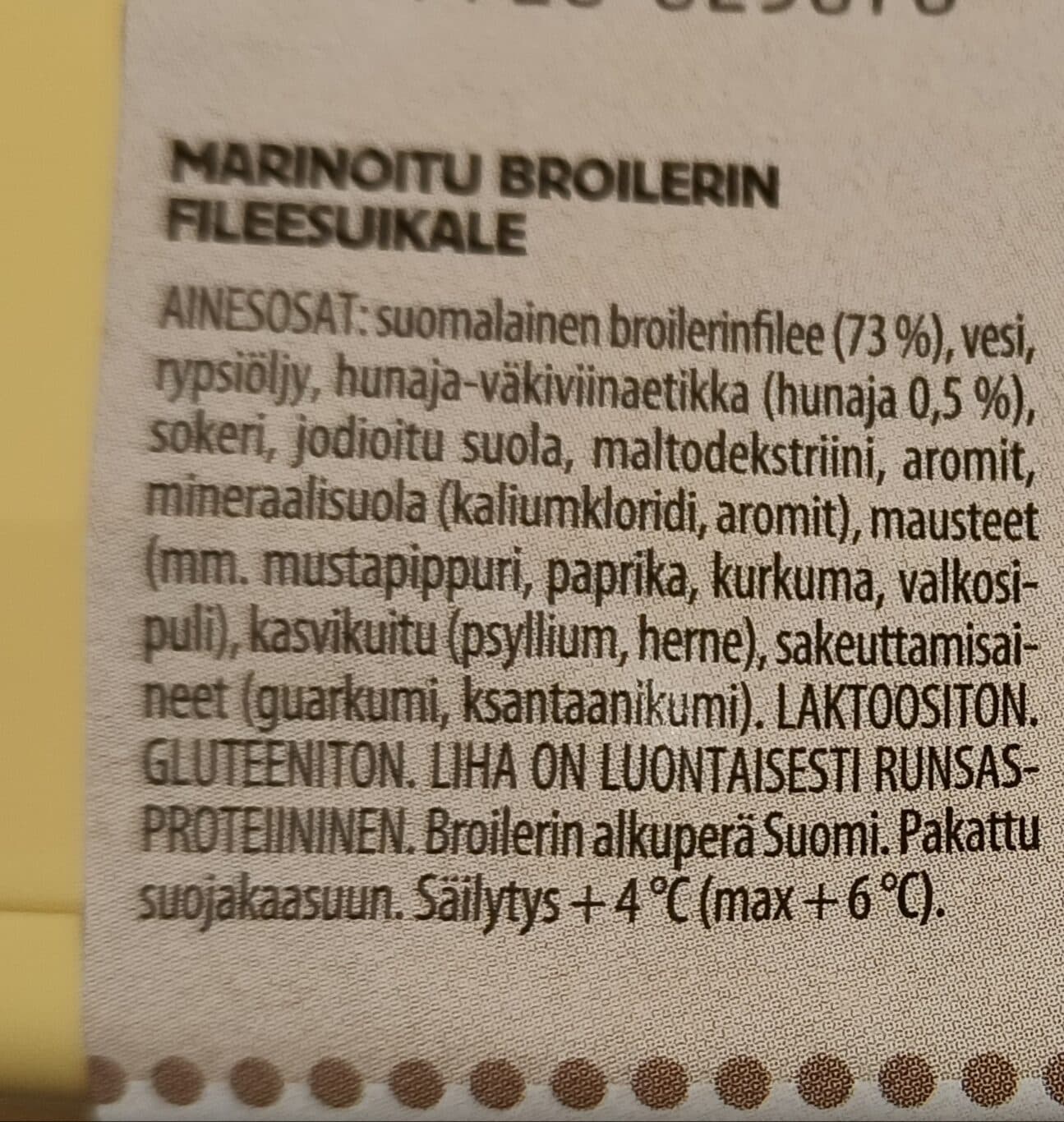 Kariniemen Kananpojan hunaja fileesuikale packshot