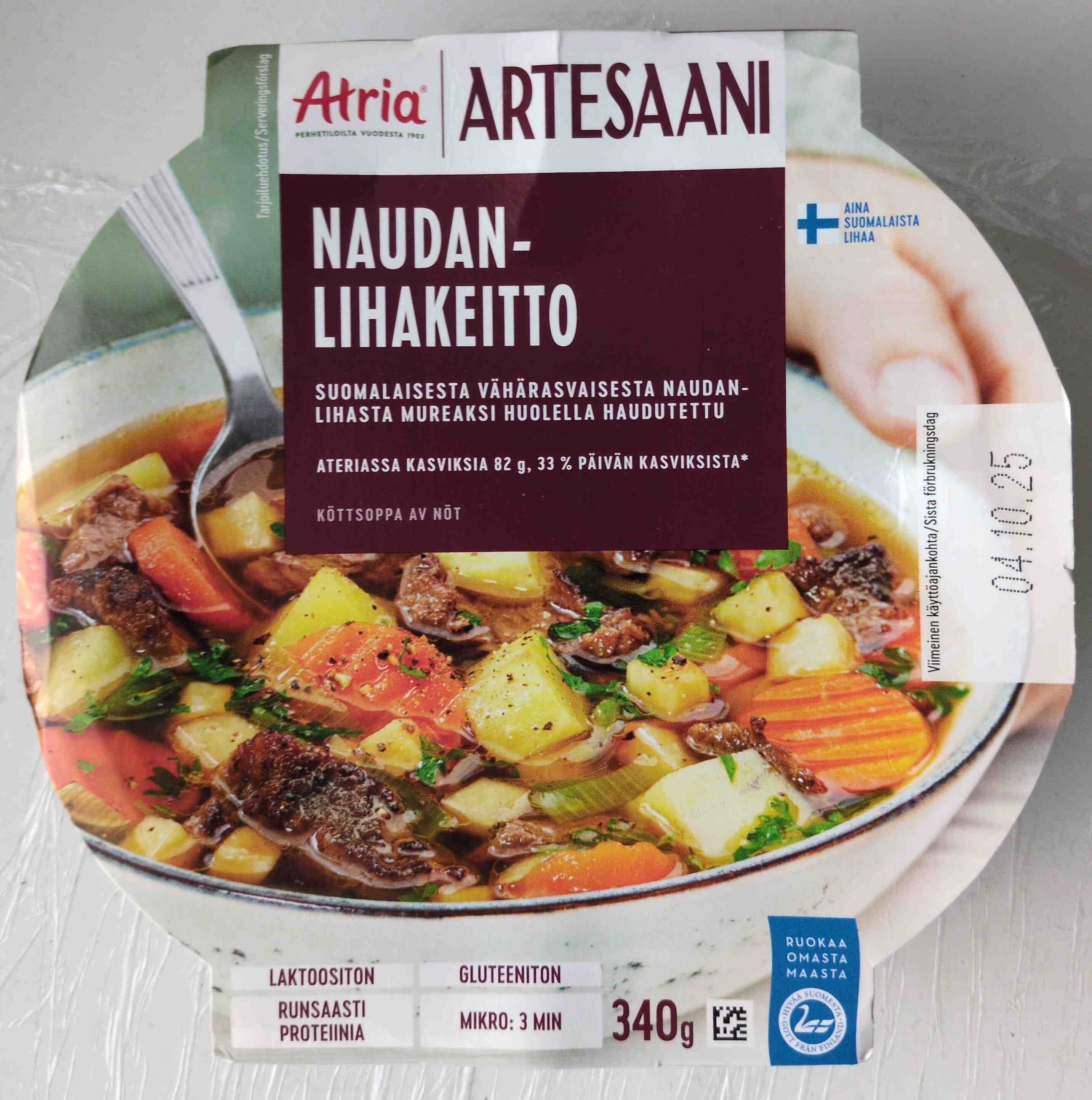 Atria Naudan Lihakeitto packshot
