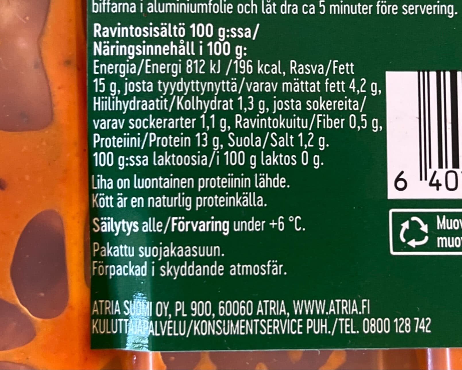 Atria 6407800031069 packshot