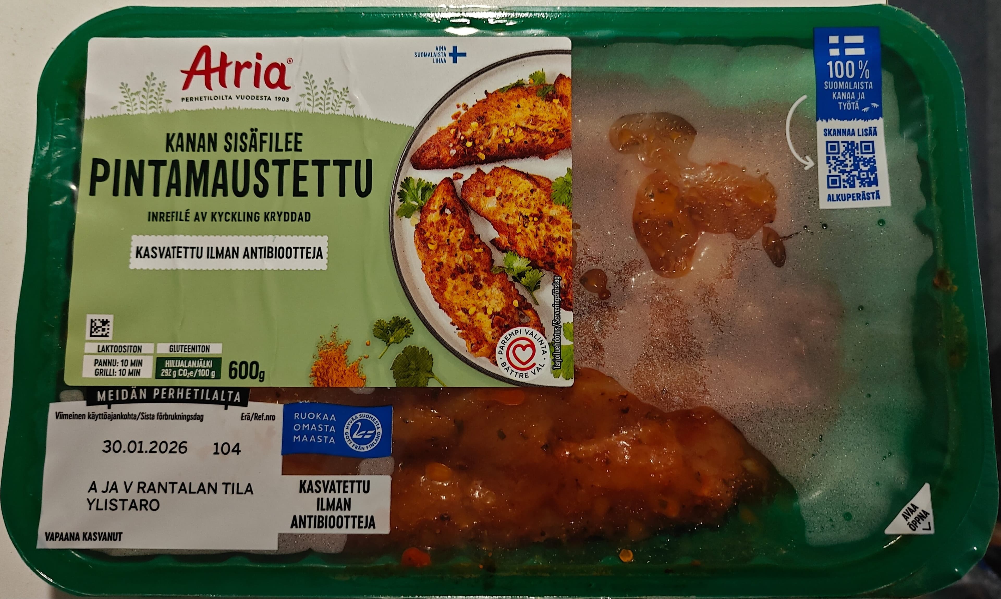 Atria Pintamaustettu Kanan Sisäfilee packshot