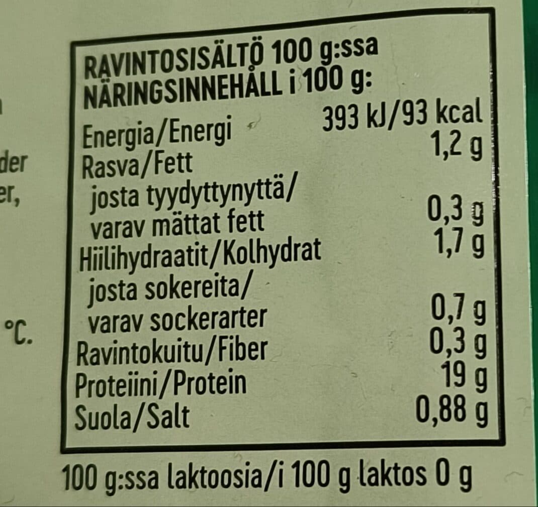 Atria Kanan Ohut Fileeleike, Pintamaustettu packshot