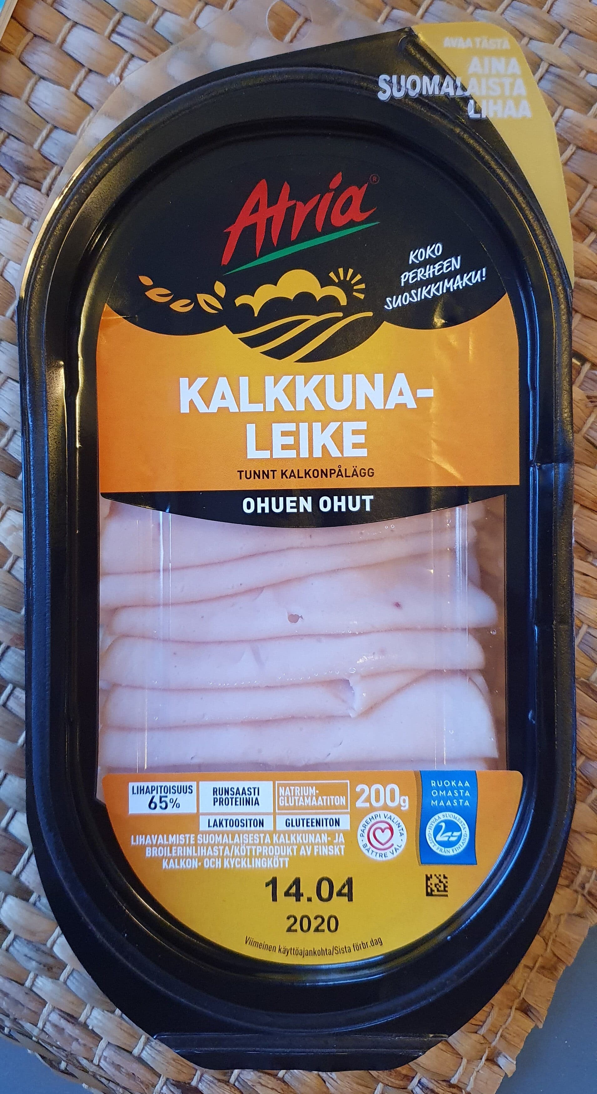 Atria Kalkkunaleike Ohuen Ohut packshot