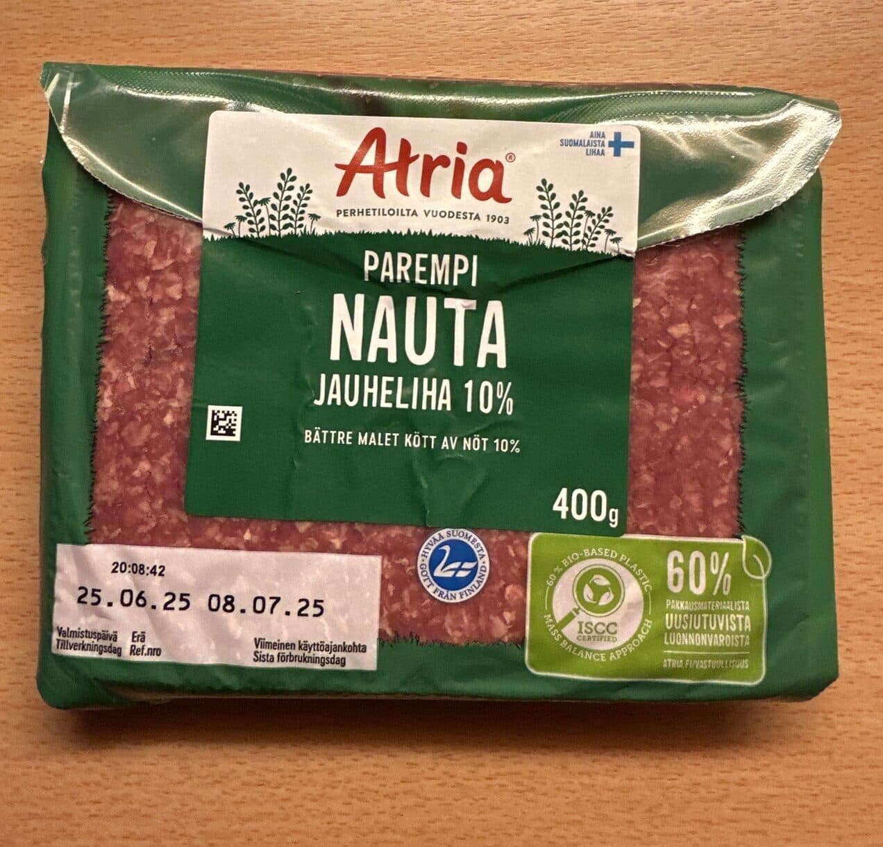Atria Parempi Nauta Jauheliha packshot
