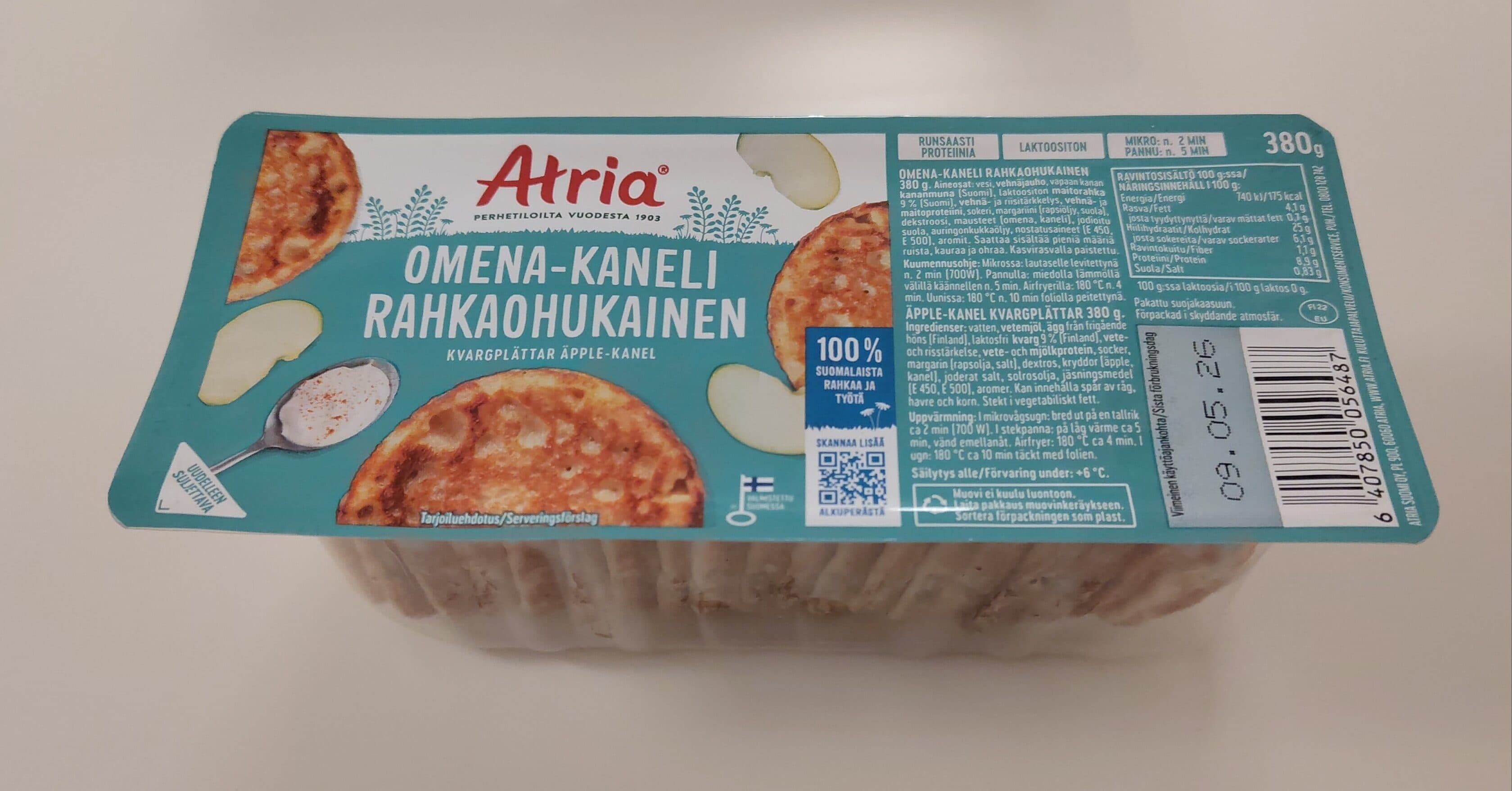 Atria Rahkaohukainen Omena-kaneli packshot