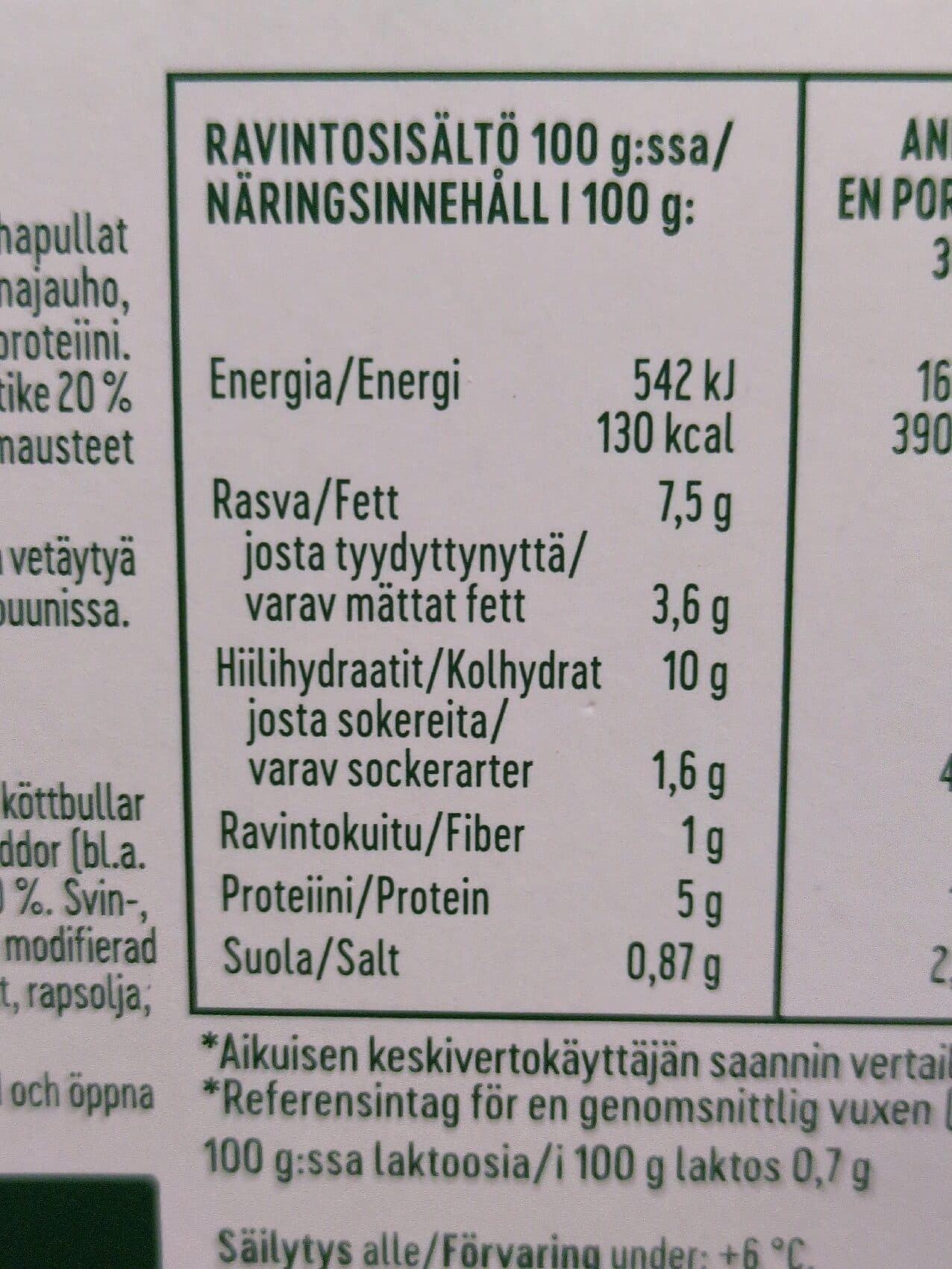 Atria Kunnon arki lihapullat ja muusi packshot