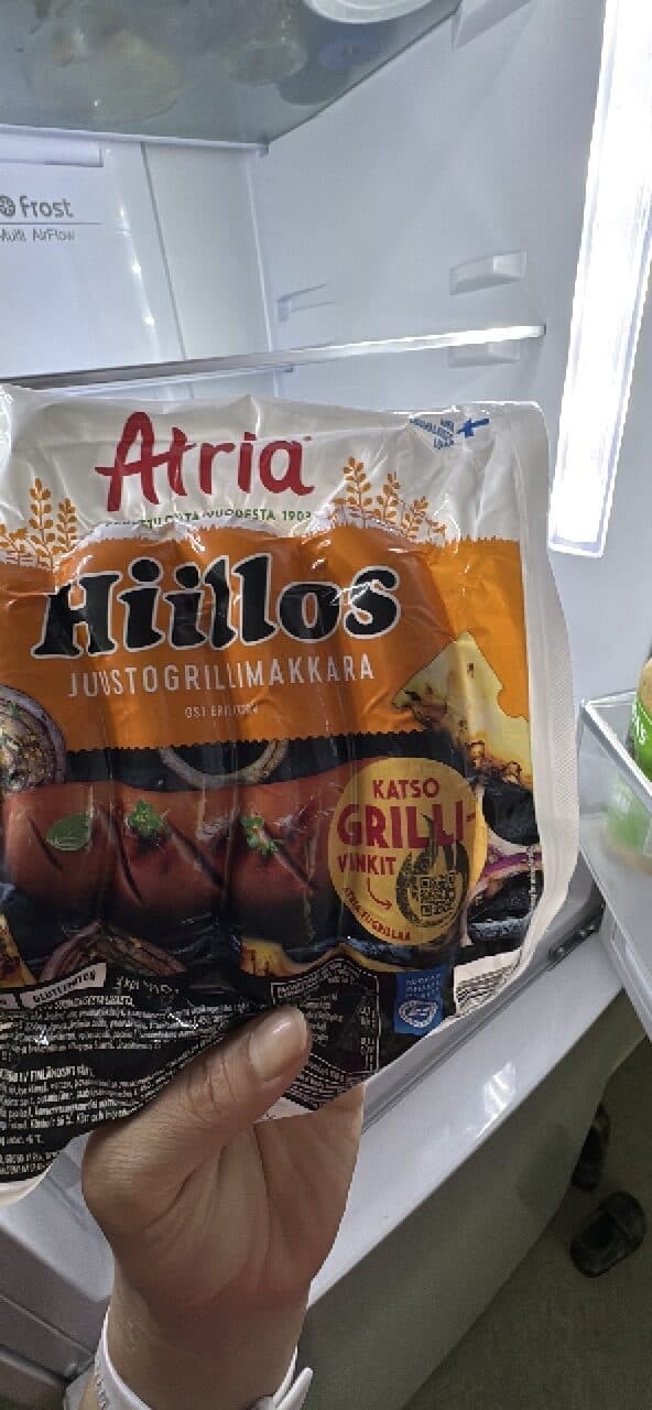 Atria Juustogrillimakkara packshot
