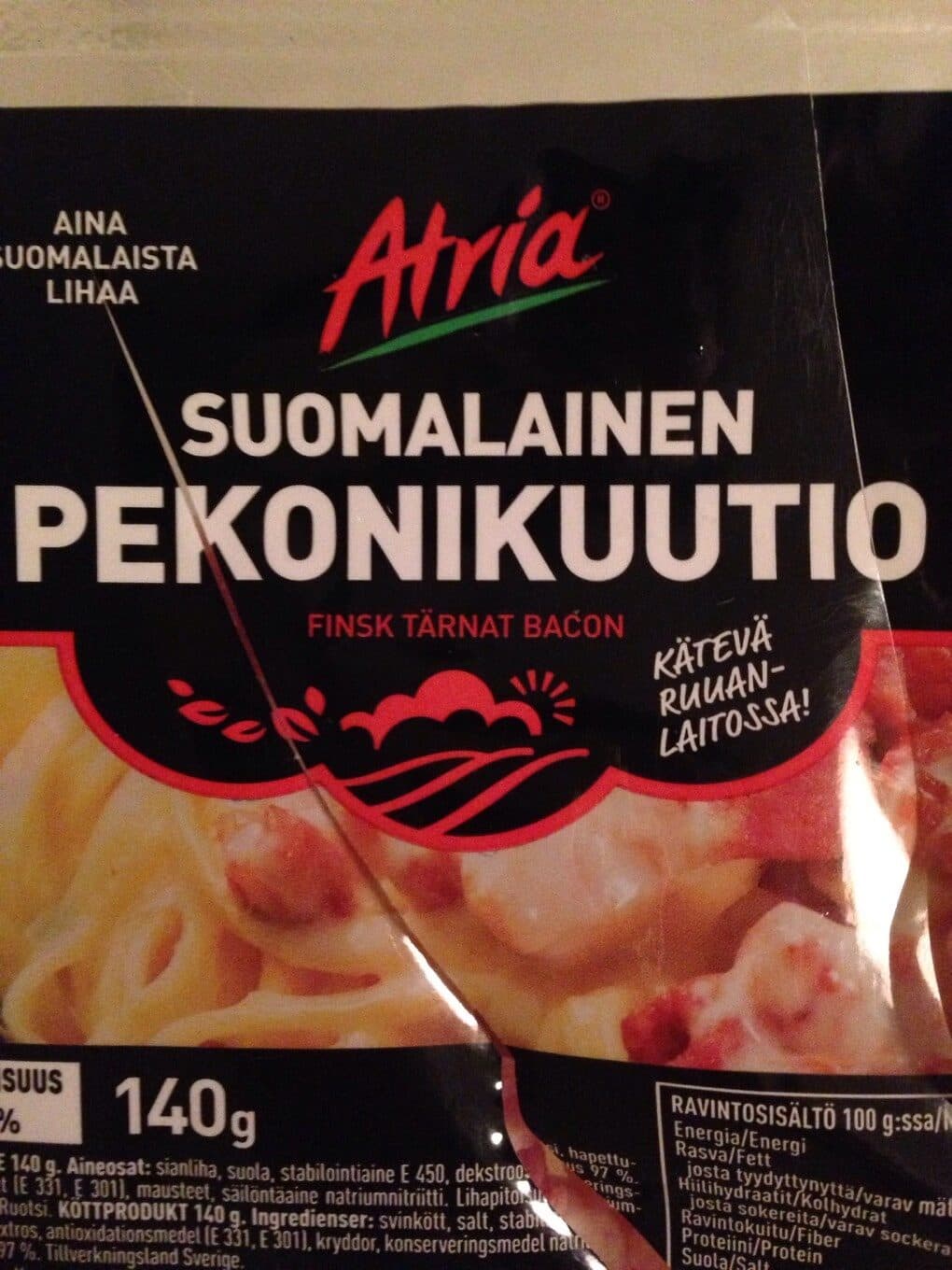 Atria Suomalainen Pekonikuutio packshot