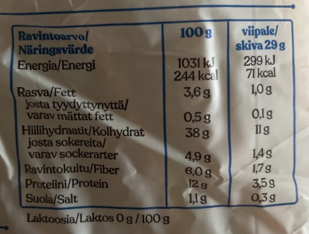 Vaasan Taika täysjyväkauraviipale packshot