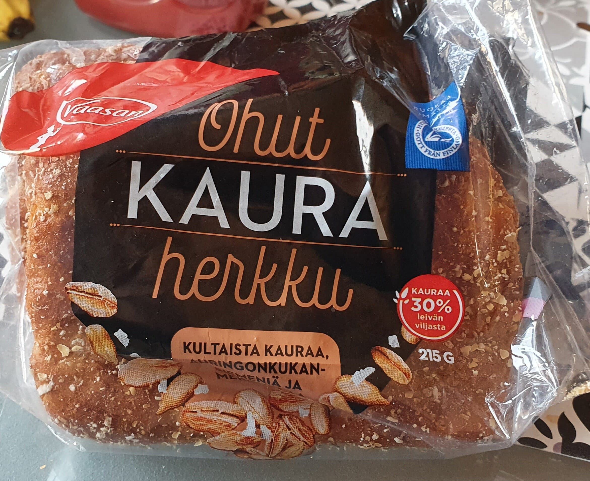 Vaasan Ohut Kauraherkku packshot