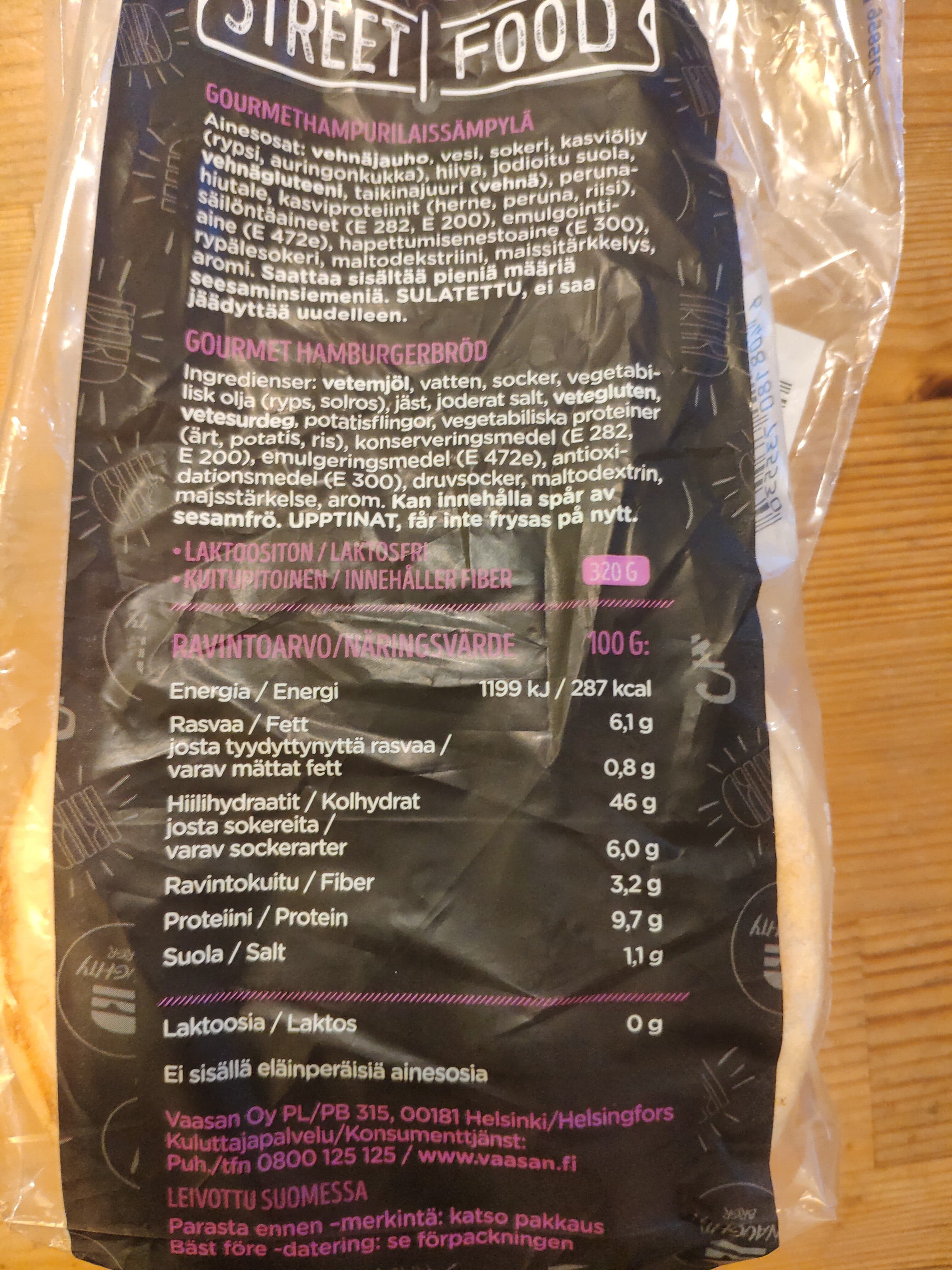 Vaasan The BRGR Gourmet burgerisämpylä packshot