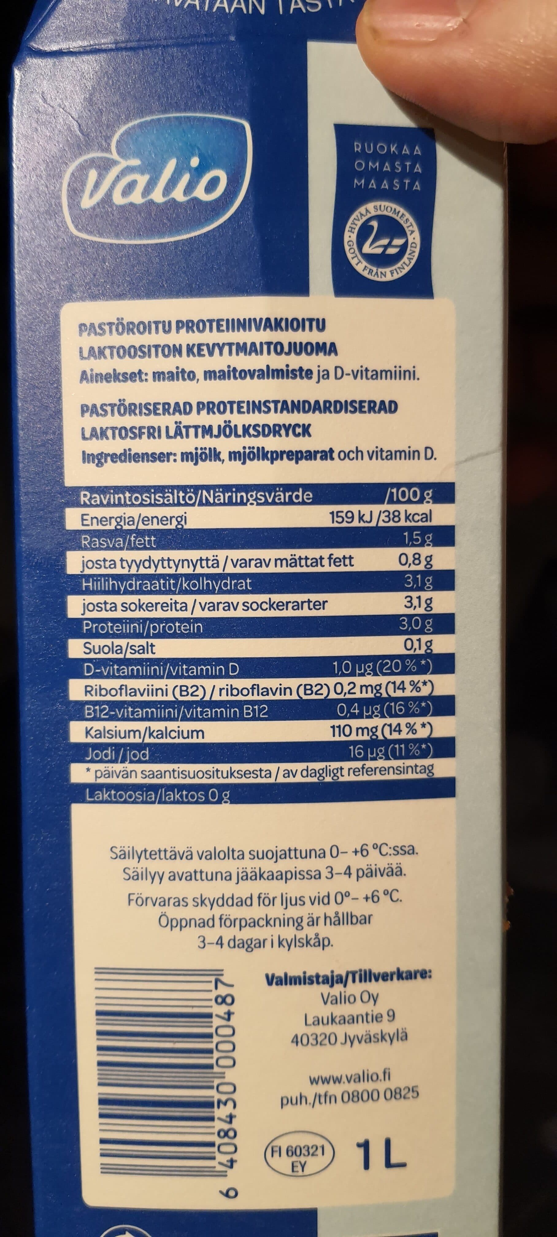 Valio 6408430000487 packshot