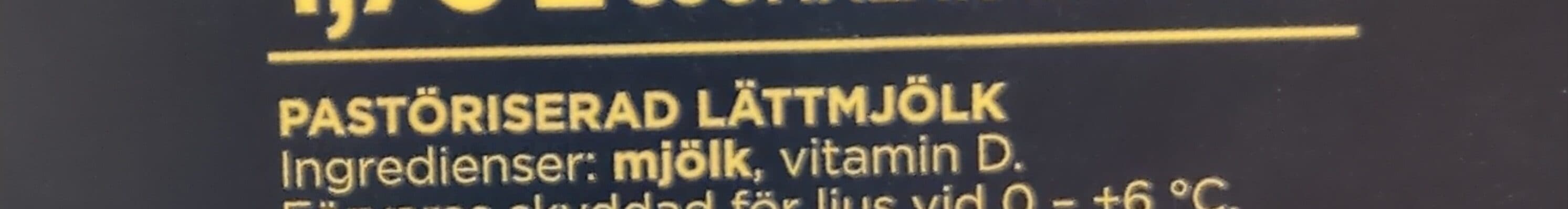 Valio Lättmjølk packshot