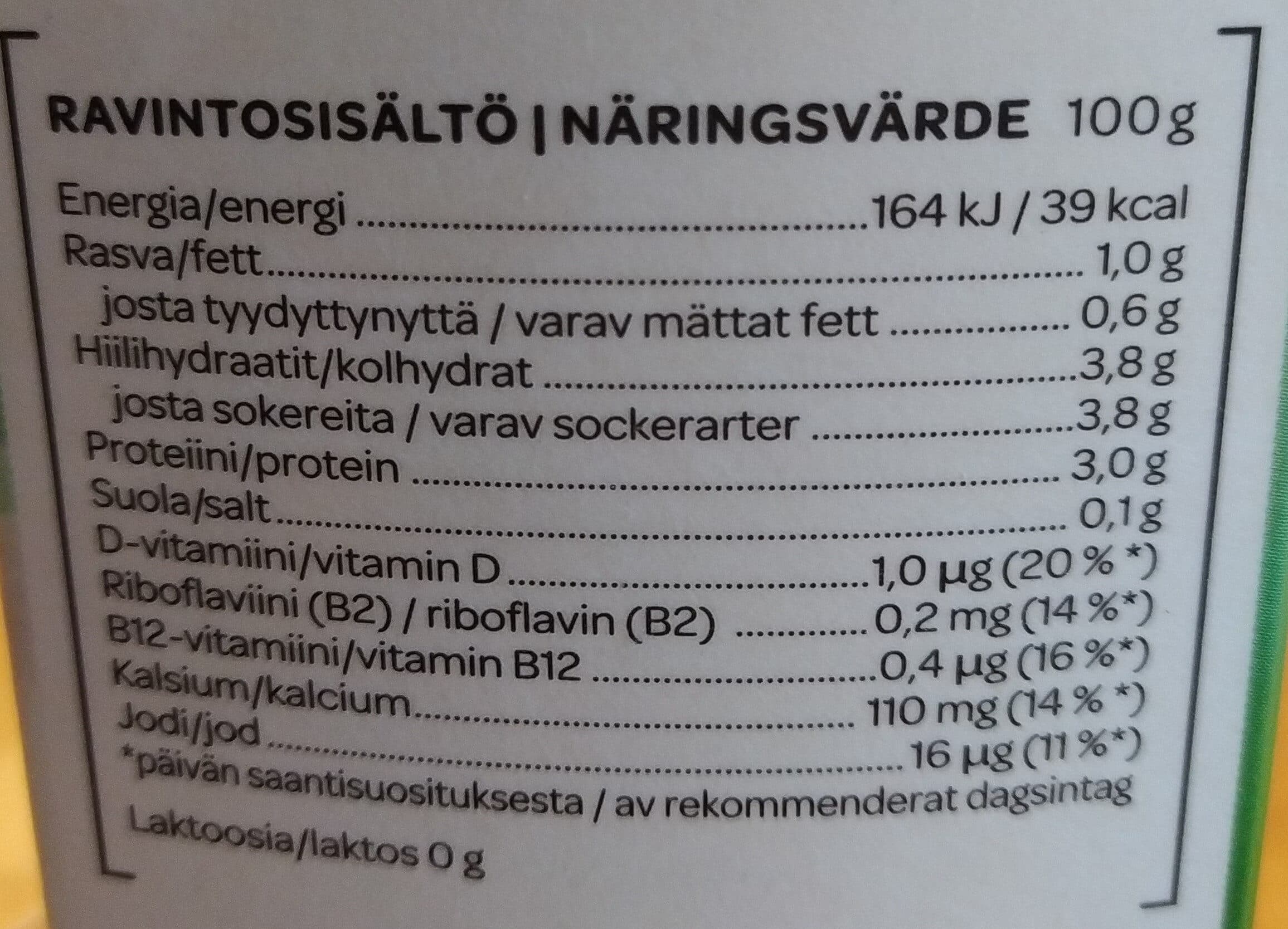 Valio Gefilus piimä packshot