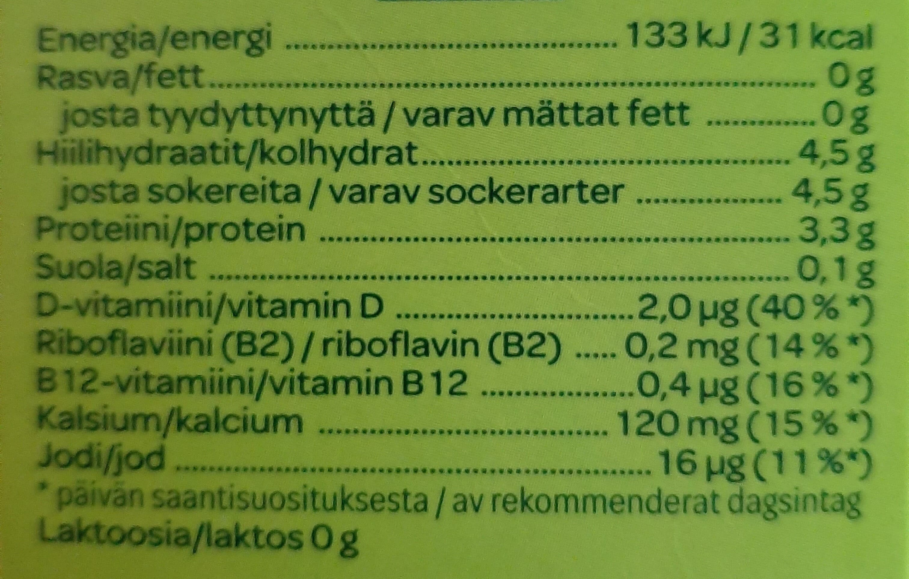 Valio Eila rasvaton piimä packshot