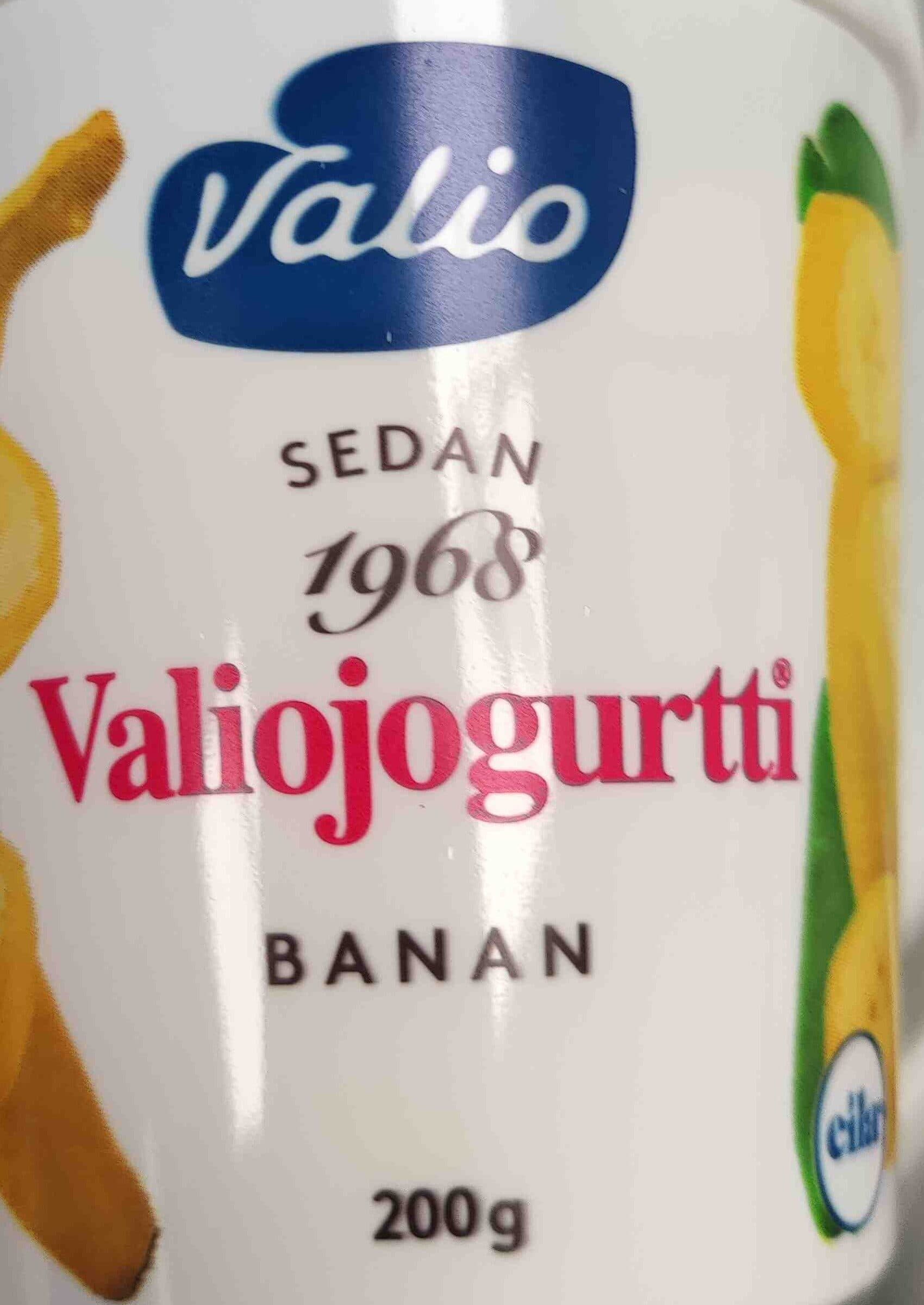 Valio Valiojogurtti Banan packshot