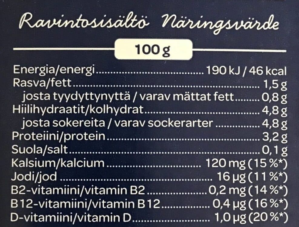 Valio Maito, kevyt packshot