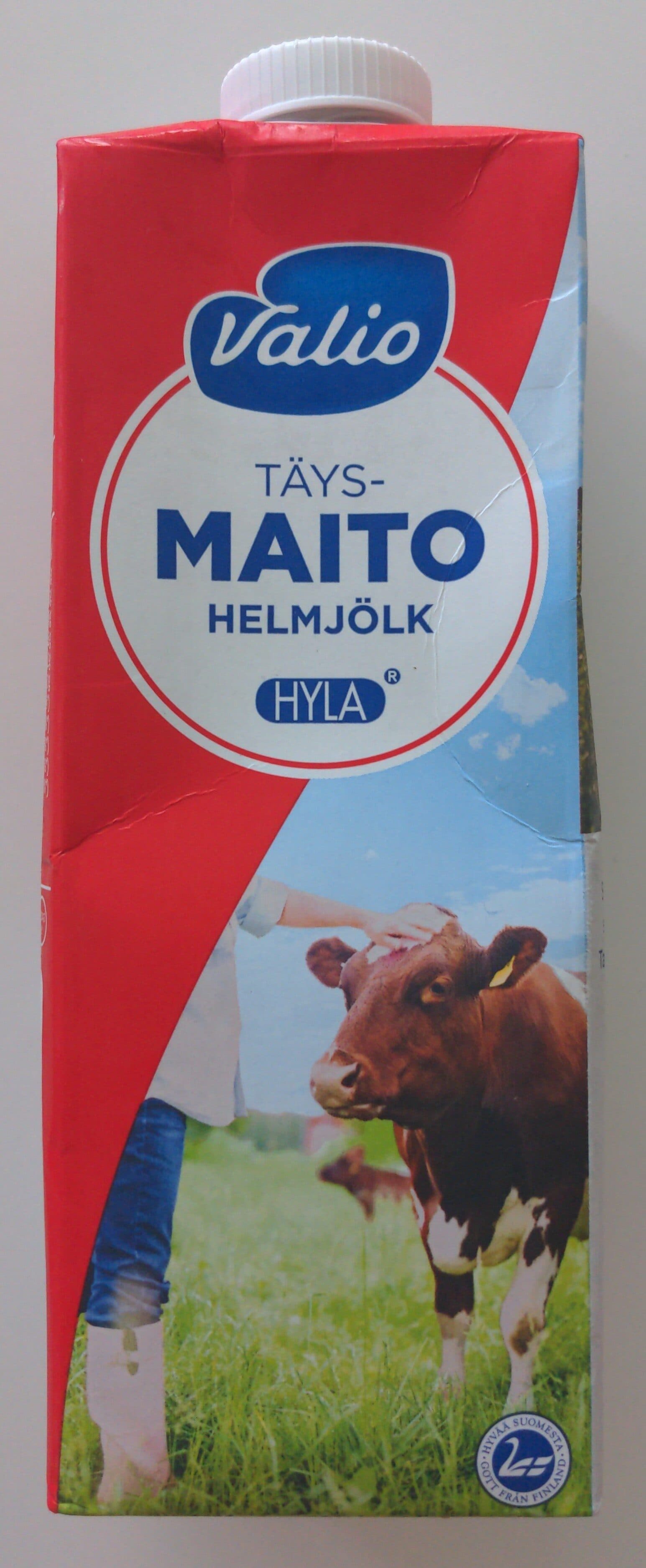 Valio Täysmaito packshot